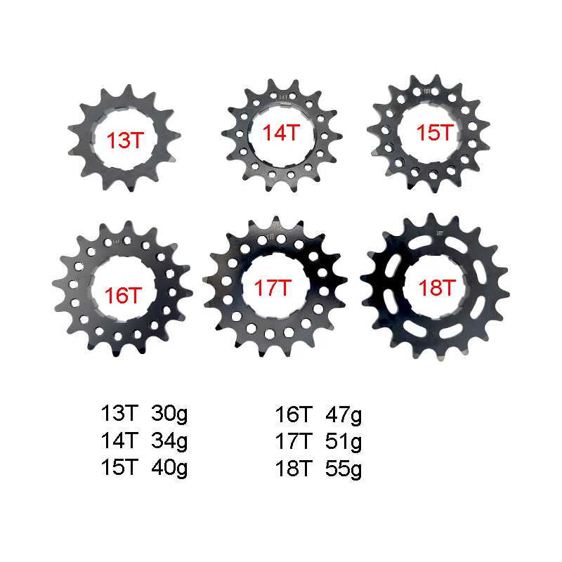 BMX Single Speed Freewheel Sprocket CR-MO Steel 13-18T CNC Machined for DJ Racing Bikes Bike Cassette Cog Parts Bike Accessories
BMX Single Speed Freewheel Sprocket CR-MO Steel 13-18T CNC Machined for DJ Racing Bikes Bike Cassette Cog Parts Bike Accessories