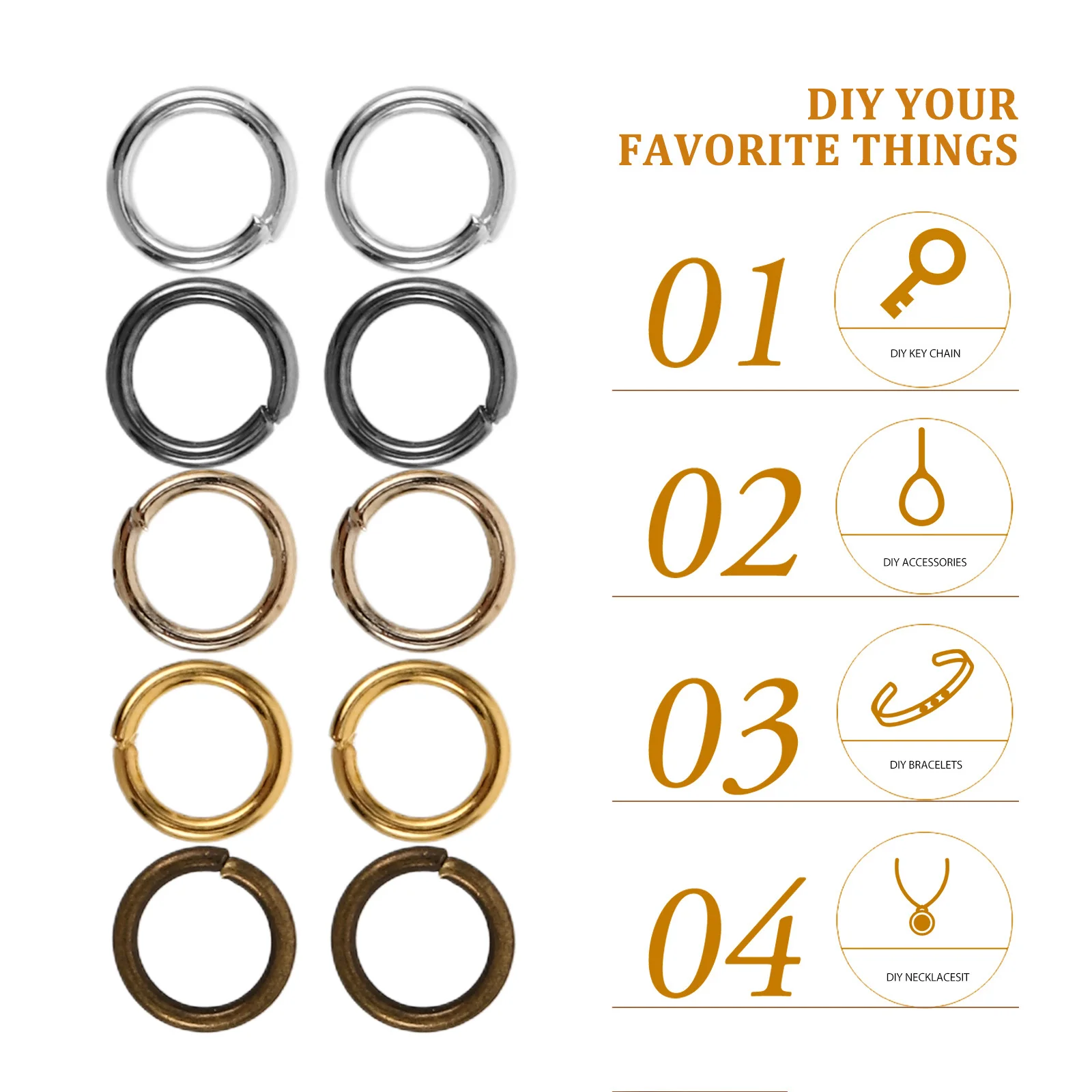 10 упаковок, открытые круглые кольца для прыжков, 4 мм, серебряные, золотые ремесленные кольца для DIY, комплект для изготовления ювелирных изделий, серьги, ожерелья, браслеты
10 упаковок, открытые круглые кольца для прыжков, 4 мм, серебряные, золотые ремесленные кольца для DIY, комплект для изготовления ювелирных изделий, серьги, ожерелья, браслеты