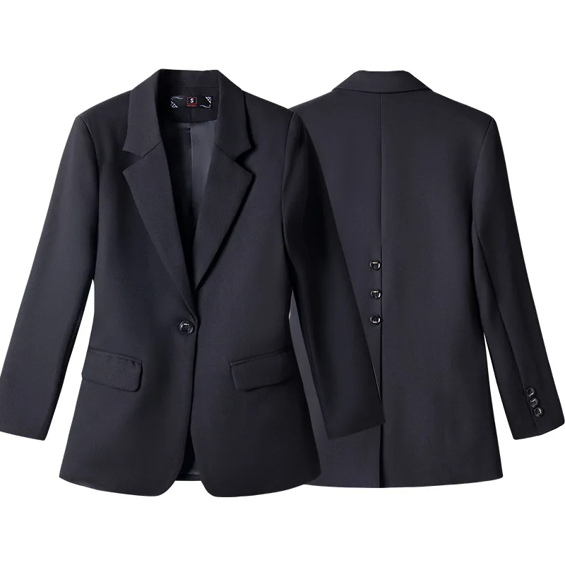 Women Fashion Suit Jacket Long Sleeve Solid Blazer Outerwear Korean 2023 Spring Veste Femme Single Button Blazer Mujer Coat
Women Fashion Suit Jacket Long Sleeve Solid Blazer Outerwear Korean 2023 Spring Veste Femme Single Button Blazer Mujer Coat