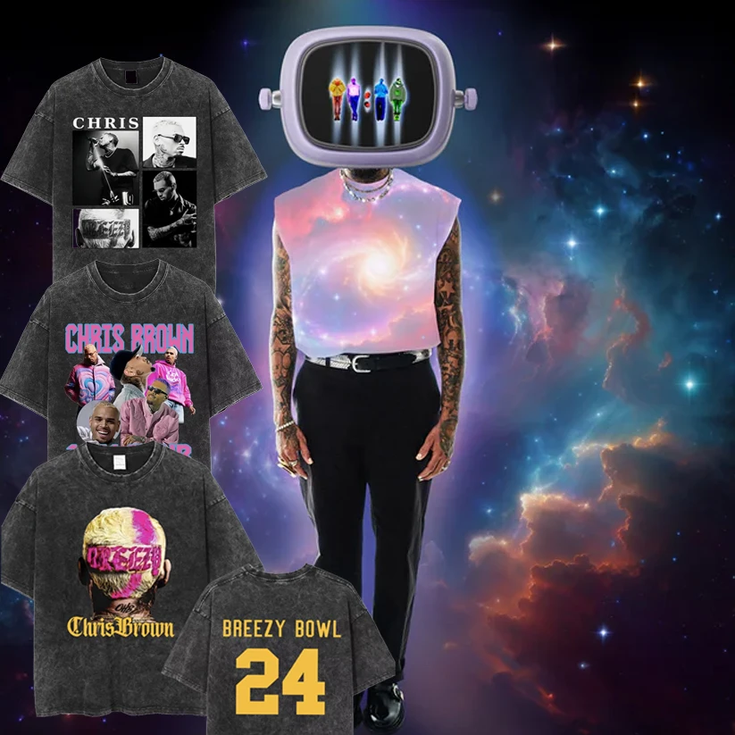 Chris Brown Breezy Bowl XX Concert Tour Washed футболка винтажный хип-хоп готический топ мужская портретная негабаритная хлопковая футболка уличная одежда
Chris Brown Breezy Bowl XX Concert Tour Washed футболка винтажный хип-хоп готический топ мужская портретная негабаритная хлопковая футболка уличная одежда