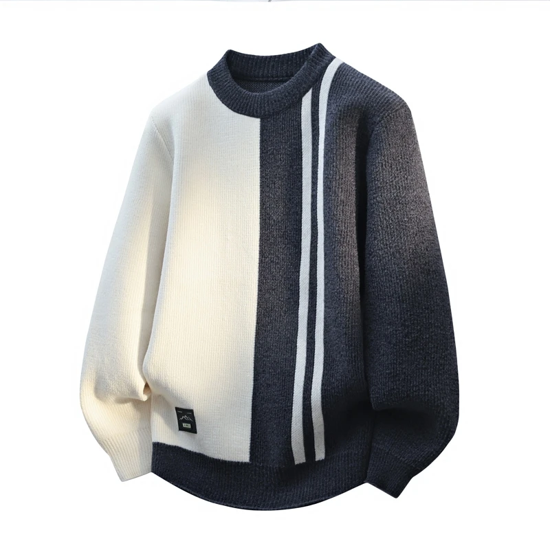 Классический удобный пуловер, кардиган, мужской полосатый дизайн, трикотаж с круглым вырезом, осенняя модная одежда большого размера, разные размеры
Классический удобный пуловер, кардиган, мужской полосатый дизайн, трикотаж с круглым вырезом, осенняя модная одежда большого размера, разные размеры