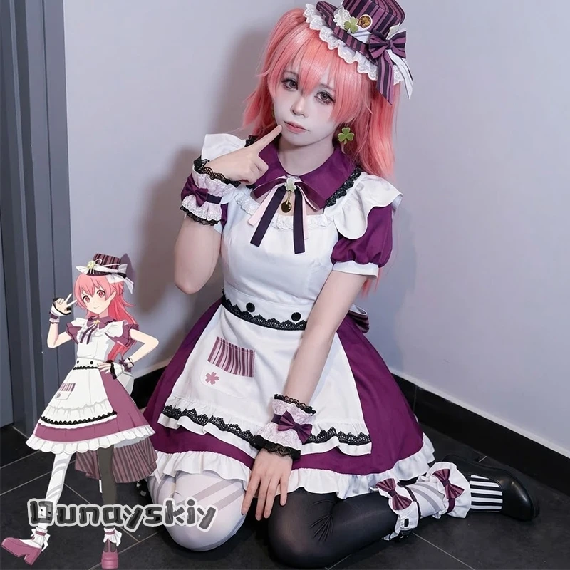 Hemera/Project SEKAI COLORFUL STAGE Momoi Airi Cosplay Costume Anime Game Maid Dress Costume Comic Con Stage Performance Dress
Hemera/Project SEKAI COLORFUL STAGE Momoi Airi Cosplay Costume Anime Game Maid Dress Costume Comic Con Stage Performance Dress