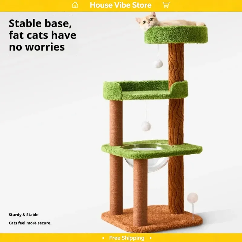 Multi-Layer Cat Tree Integrated Cat Nest Space Capsule Cat Platform All Season Space Saving Pet House Indoor Home Rest Play Cat
Multi-Layer Cat Tree Integrated Cat Nest Space Capsule Cat Platform All Season Space Saving Pet House Indoor Home Rest Play Cat