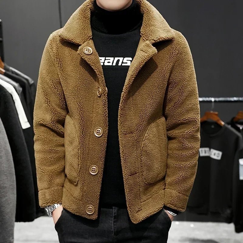 Men's Winter Warm Wool Jacket Men's Granular Wool Fabric Reversible Wool Jacket Plus High Quality S-4XL Men Winter Jacket
Men's Winter Warm Wool Jacket Men's Granular Wool Fabric Reversible Wool Jacket Plus High Quality S-4XL Men Winter Jacket