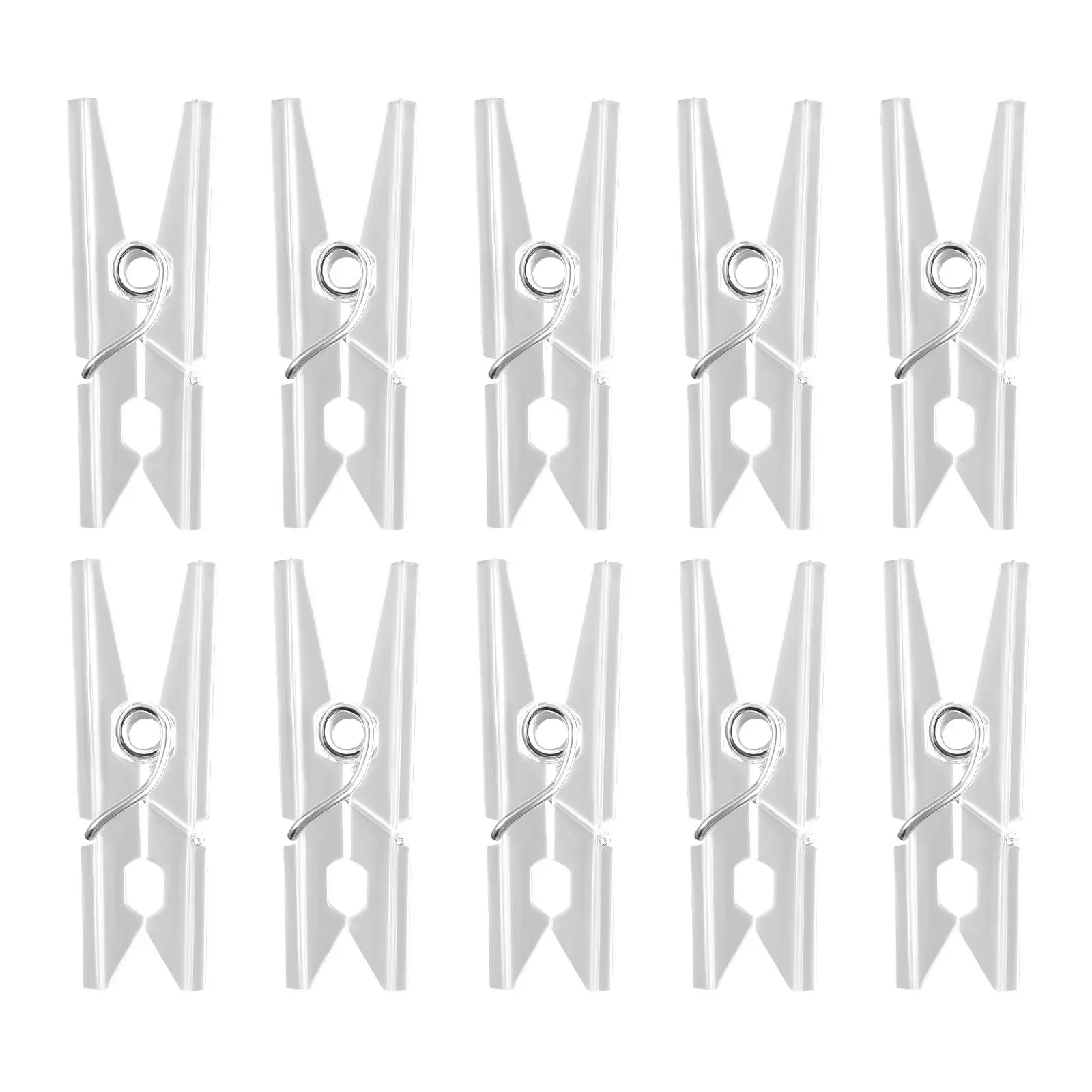 50pcs Mini Clothespins Spring Clothing Hangers Plastic Clips Paper Pegs Photo Clips Transparent Clamps Great for Baby Clothes
50pcs Mini Clothespins Spring Clothing Hangers Plastic Clips Paper Pegs Photo Clips Transparent Clamps Great for Baby Clothes