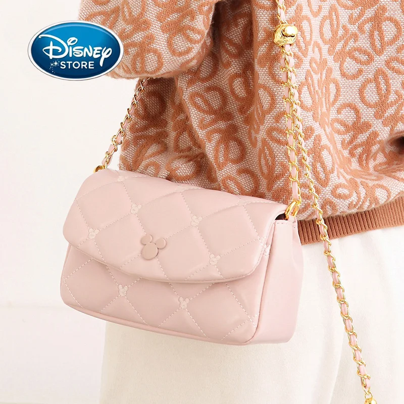 Disney Mickey Cute Pink Fashion High End Light Luxury PU Leather Girl Shoulder Bag Mobile Cosmetics Storage Bags
Disney Mickey Cute Pink Fashion High End Light Luxury PU Leather Girl Shoulder Bag Mobile Cosmetics Storage Bags