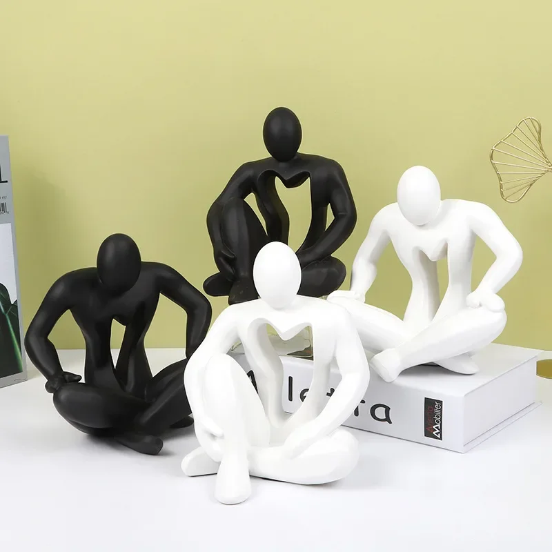 Resin Crafts Modern Art Thinker Ornament Office Desk Home Living Room Decorative Ornaments Home Decor Decoracion
Resin Crafts Modern Art Thinker Ornament Office Desk Home Living Room Decorative Ornaments Home Decor Decoracion