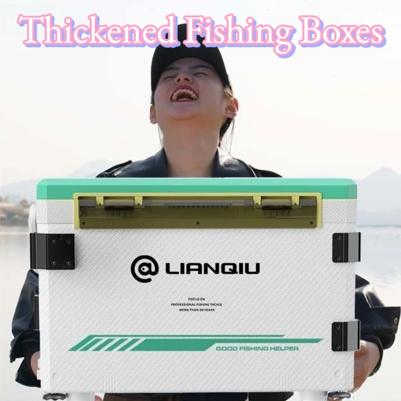 Lightweight Thickened Fishing Boxes Outdoor Portable Large Capacity Fishing Boxes Adjustable Height Durable Tackle Storage Box
Lightweight Thickened Fishing Boxes Outdoor Portable Large Capacity Fishing Boxes Adjustable Height Durable Tackle Storage Box