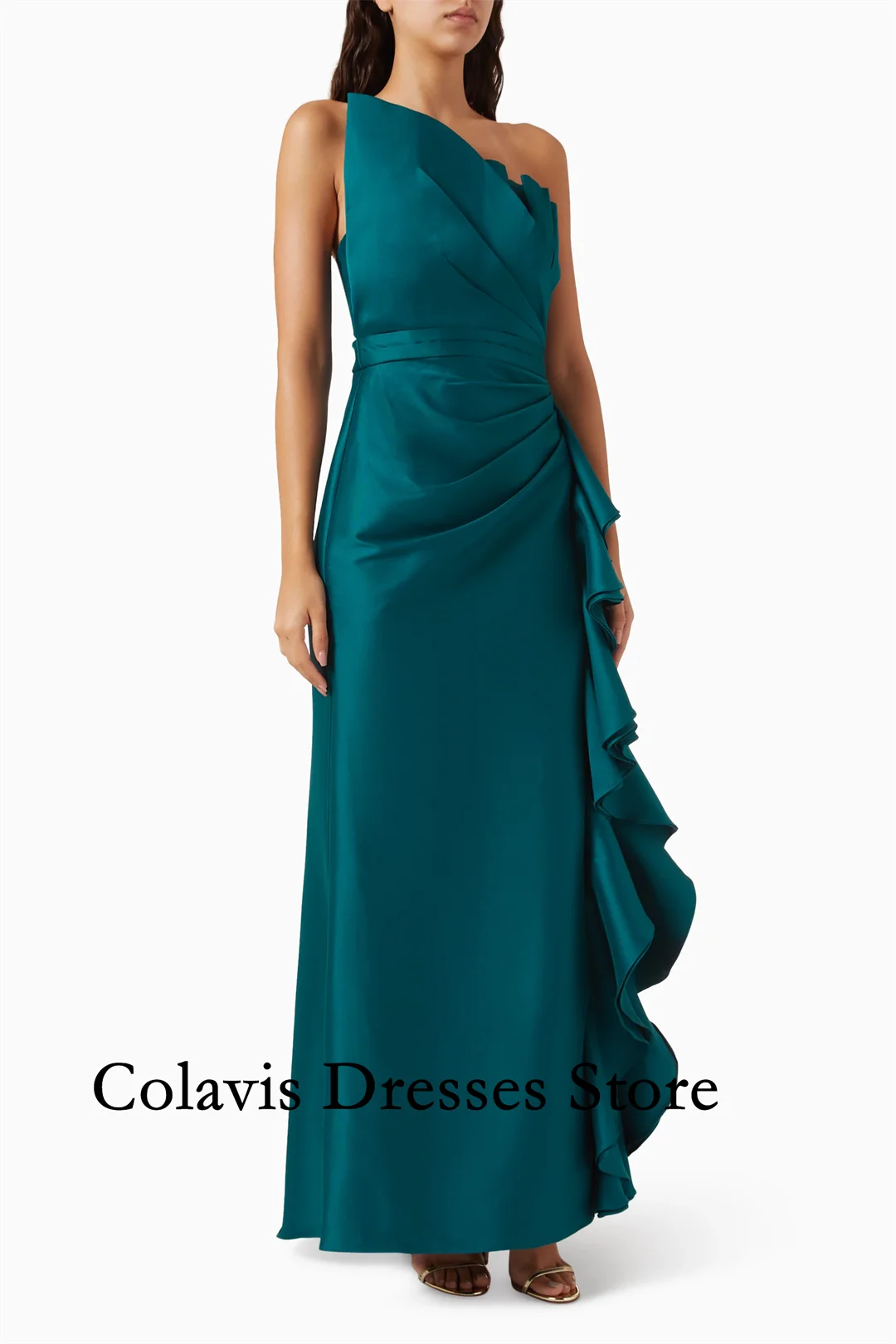 2025 Индивидуальные атласные зеленые платья без рукавов с оборками на одно плечо, платья для выпускного вечера, вечернее платье, женские вечерние платья, вечернее платье
2025 Индивидуальные атласные зеленые платья без рукавов с оборками на одно плечо, платья для выпускного вечера, вечернее платье, женские вечерние платья, вечернее платье