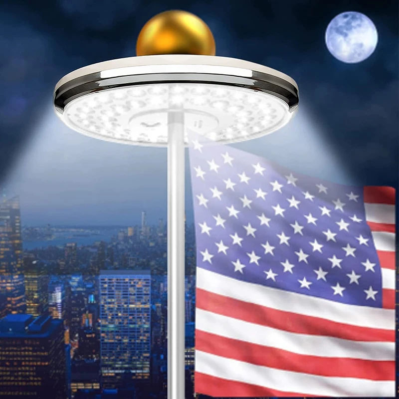 YYWAVLET 48LED солнечные фонари для флагштоков освещают от сумерения до рассвета автоматическое наружное освещение флагштока на солнечной энергии
YYWAVLET 48LED солнечные фонари для флагштоков освещают от сумерения до рассвета автоматическое наружное освещение флагштока на солнечной энергии