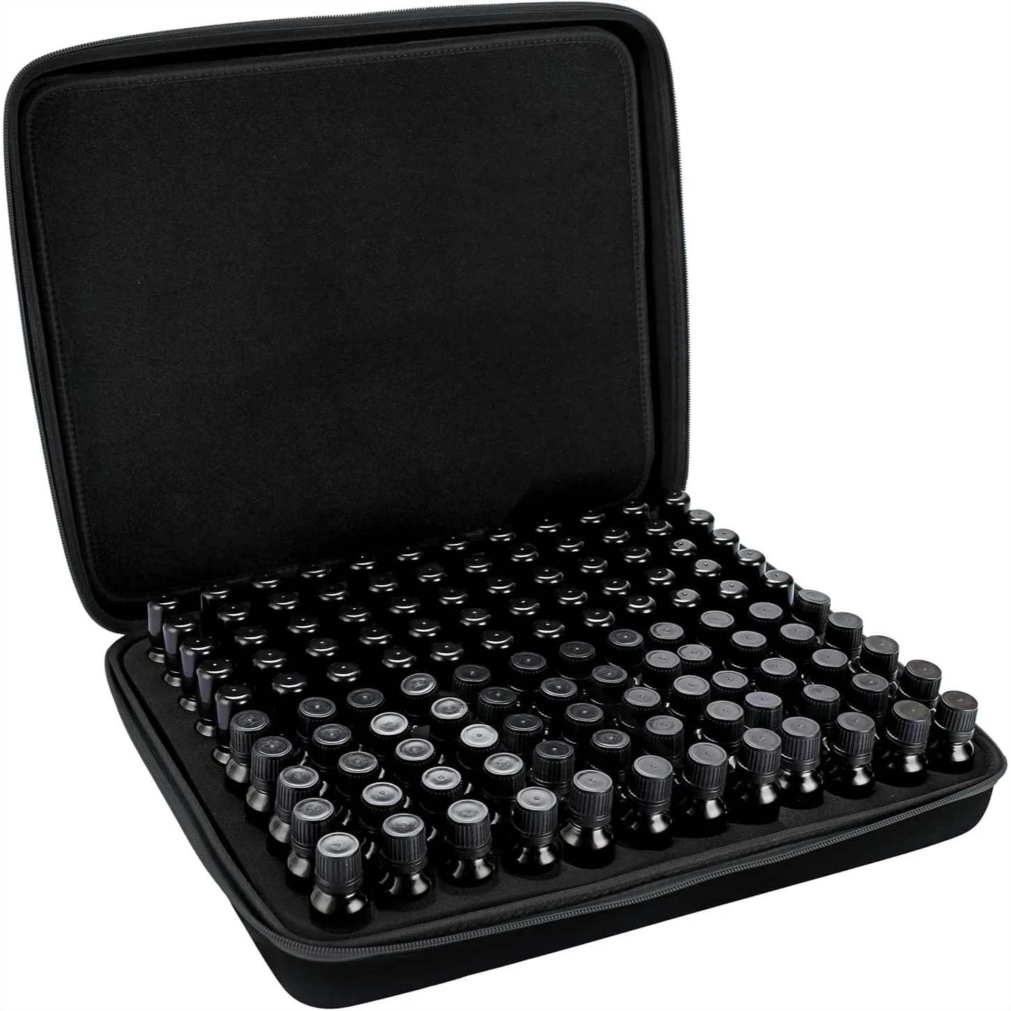 120 Bottle EVA Essential Oil Storage Carrying Case Hard Shell Exterior Organizer Holder Traveling Bag with Foam Insert for 5ml
120 Bottle EVA Essential Oil Storage Carrying Case Hard Shell Exterior Organizer Holder Traveling Bag with Foam Insert for 5ml