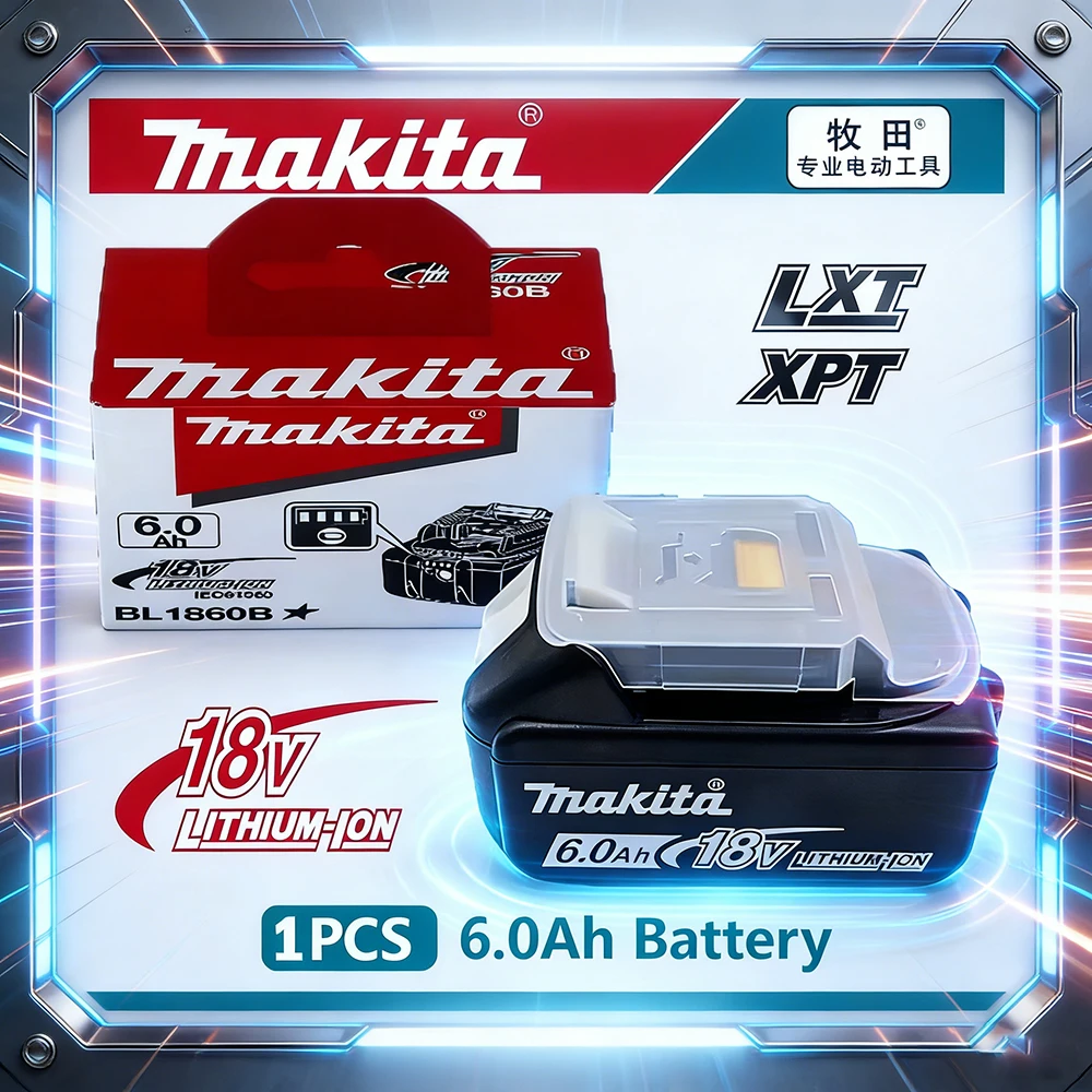 ️Makita 18V battery for Makita 18V power tools The 18V Makita BL1860B rechargeable battery can replace BL1850B LXT400
️Makita 18V battery for Makita 18V power tools The 18V Makita BL1860B rechargeable battery can replace BL1850B LXT400