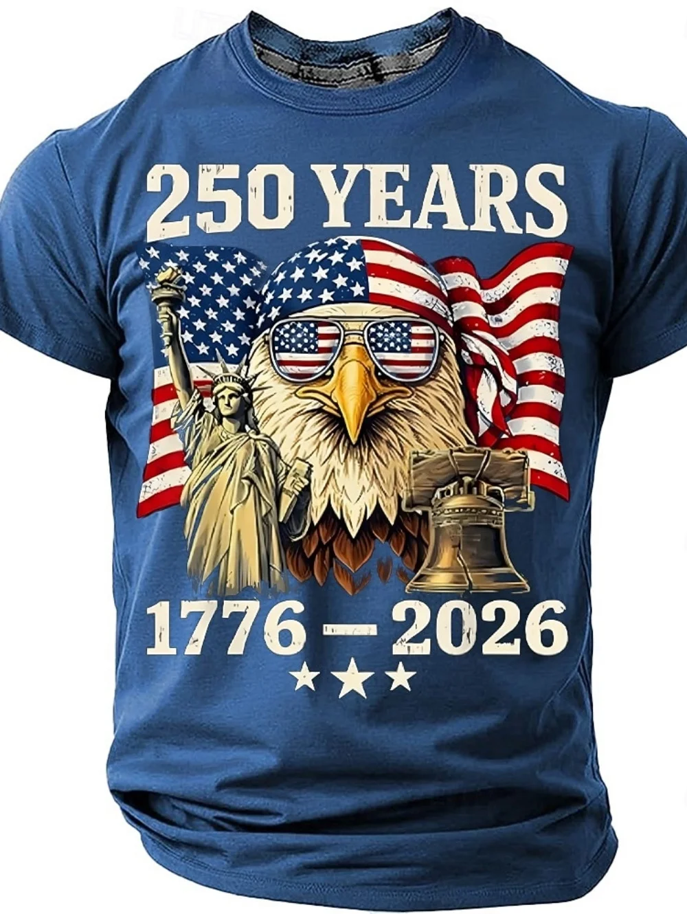 Men's America's 250th Anniversary T Shirt Short Sleeve T Shirt 3D Print Crew Neck Shirt Daily Military Street Summer Clothing
Men's America's 250th Anniversary T Shirt Short Sleeve T Shirt 3D Print Crew Neck Shirt Daily Military Street Summer Clothing