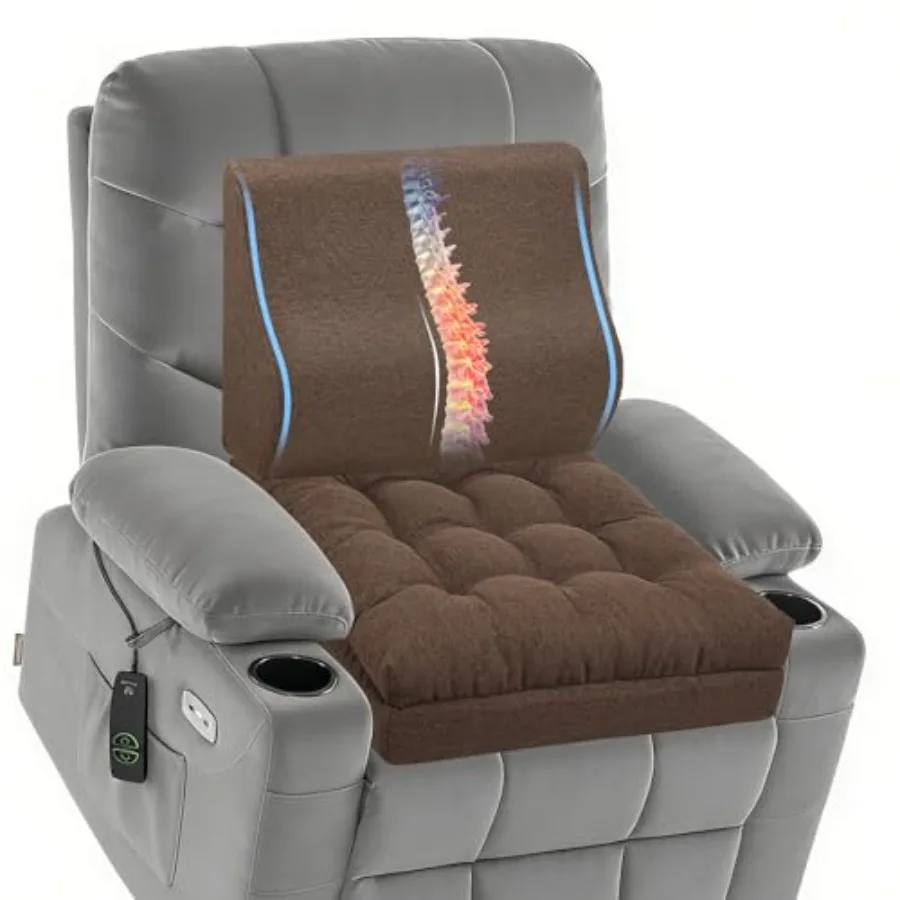 Extra Large Memory Foam Recliner Cushions with Lumbar Support Pillow for Elderly 20x20x5 Inch Thick Dual-Layer Patent Design No
Extra Large Memory Foam Recliner Cushions with Lumbar Support Pillow for Elderly 20x20x5 Inch Thick Dual-Layer Patent Design No