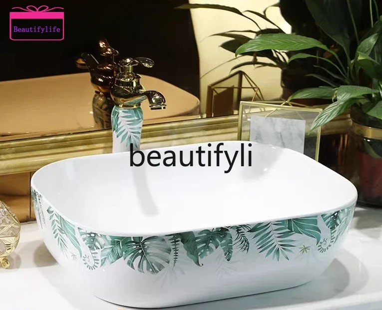 YL Ceramic oval art stage basin size size hand washbasin simple
YL Ceramic oval art stage basin size size hand washbasin simple