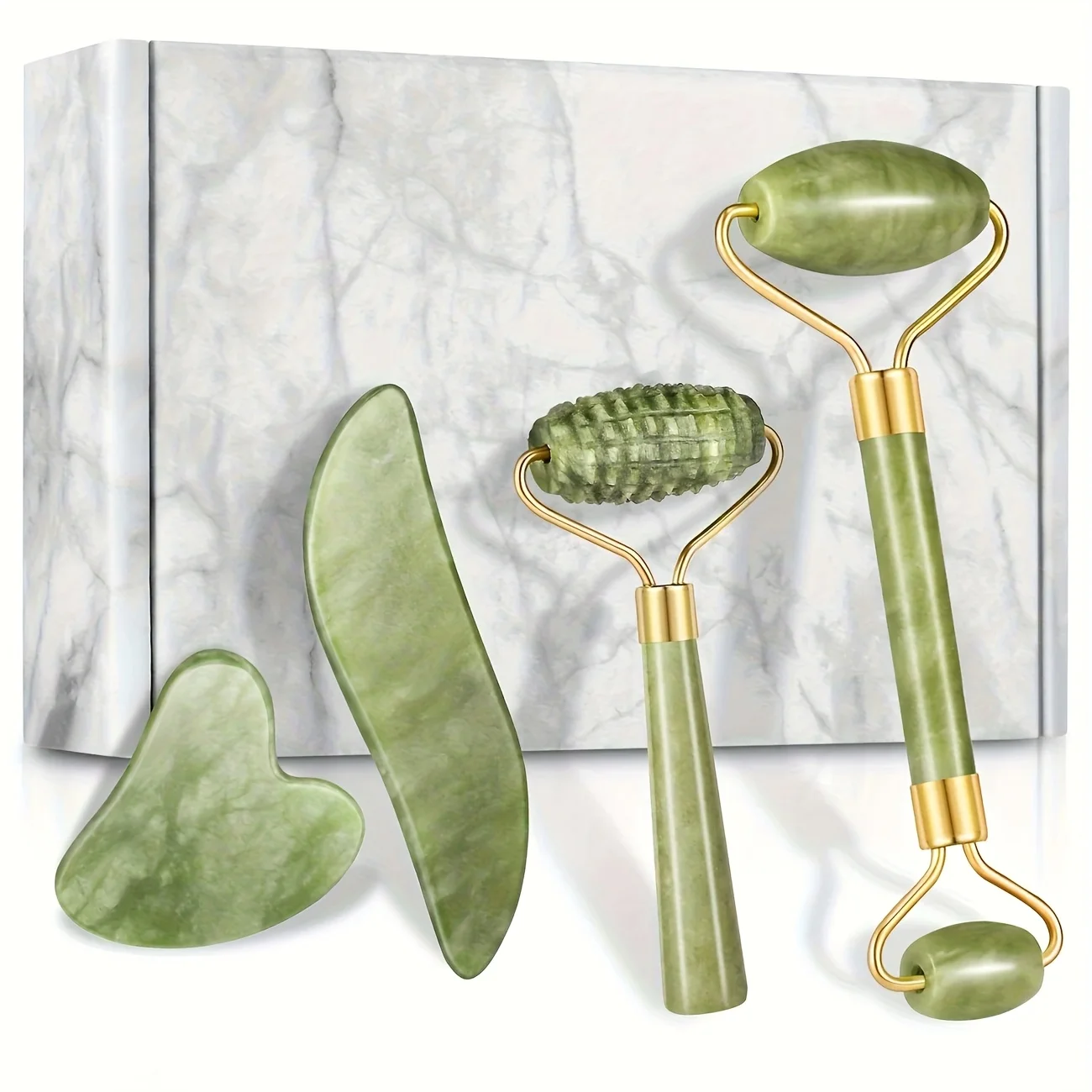 1/4pcs Jade Roller and Scraping Board, Face Roller Massager with Scraping Tool, Jade Massager, Suitable for Face and Neck - Mom
1/4pcs Jade Roller and Scraping Board, Face Roller Massager with Scraping Tool, Jade Massager, Suitable for Face and Neck - Mom