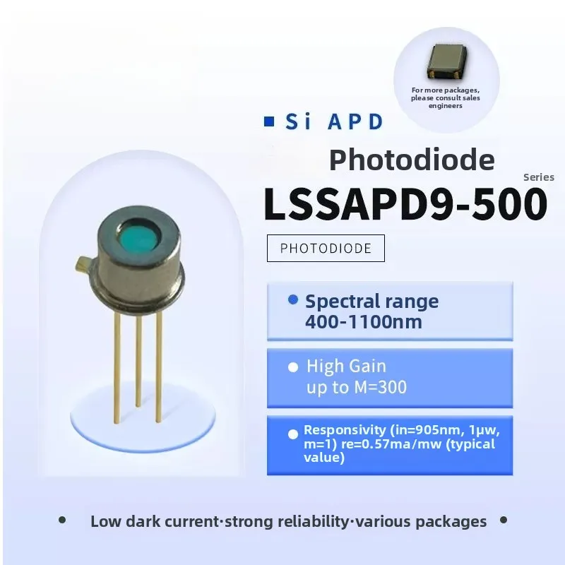 LSSAPD9-500 Silicon APD Photodetector – 500µm Active Area for Laser Ranging
LSSAPD9-500 Silicon APD Photodetector – 500µm Active Area for Laser Ranging