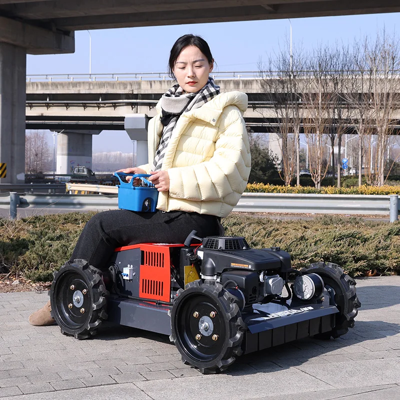 Customized Small Remote-Controlled Lawn Mower Farm Lawn Trimming Weeding Machine Crawler Country Lawn Mower
Customized Small Remote-Controlled Lawn Mower Farm Lawn Trimming Weeding Machine Crawler Country Lawn Mower