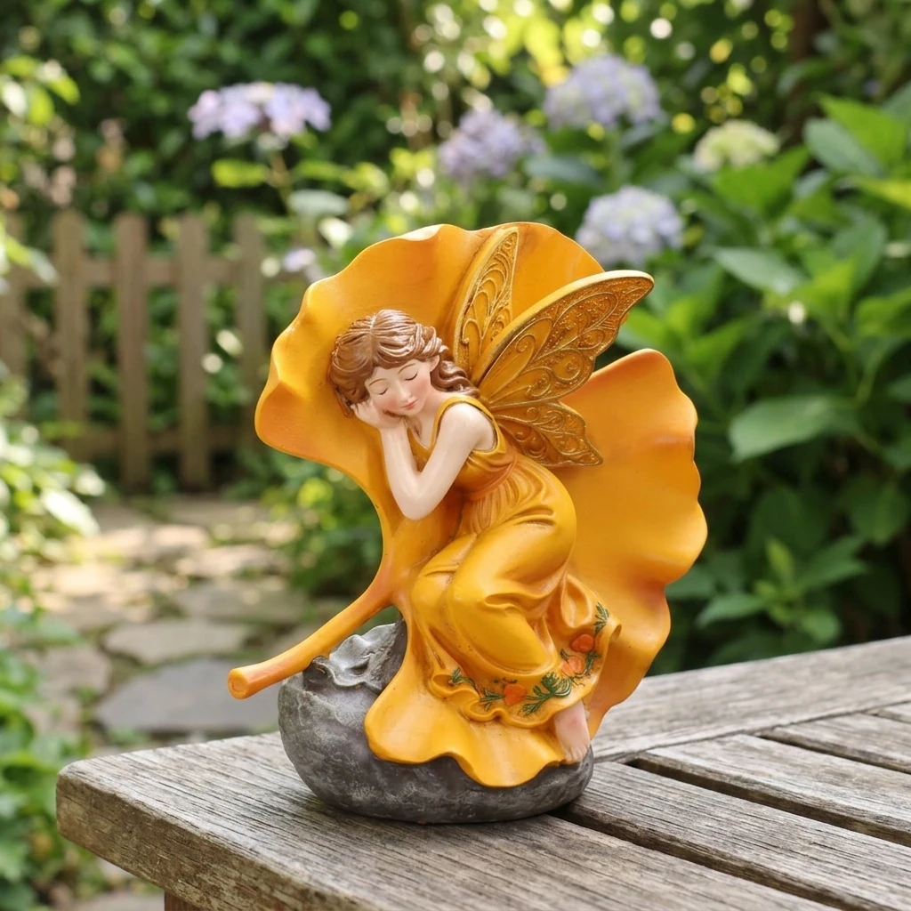 Resin Ginkgo Leaf Fairy Ornament Outdoor Courtyard Decoration Creative Standing Art Craft
Resin Ginkgo Leaf Fairy Ornament Outdoor Courtyard Decoration Creative Standing Art Craft