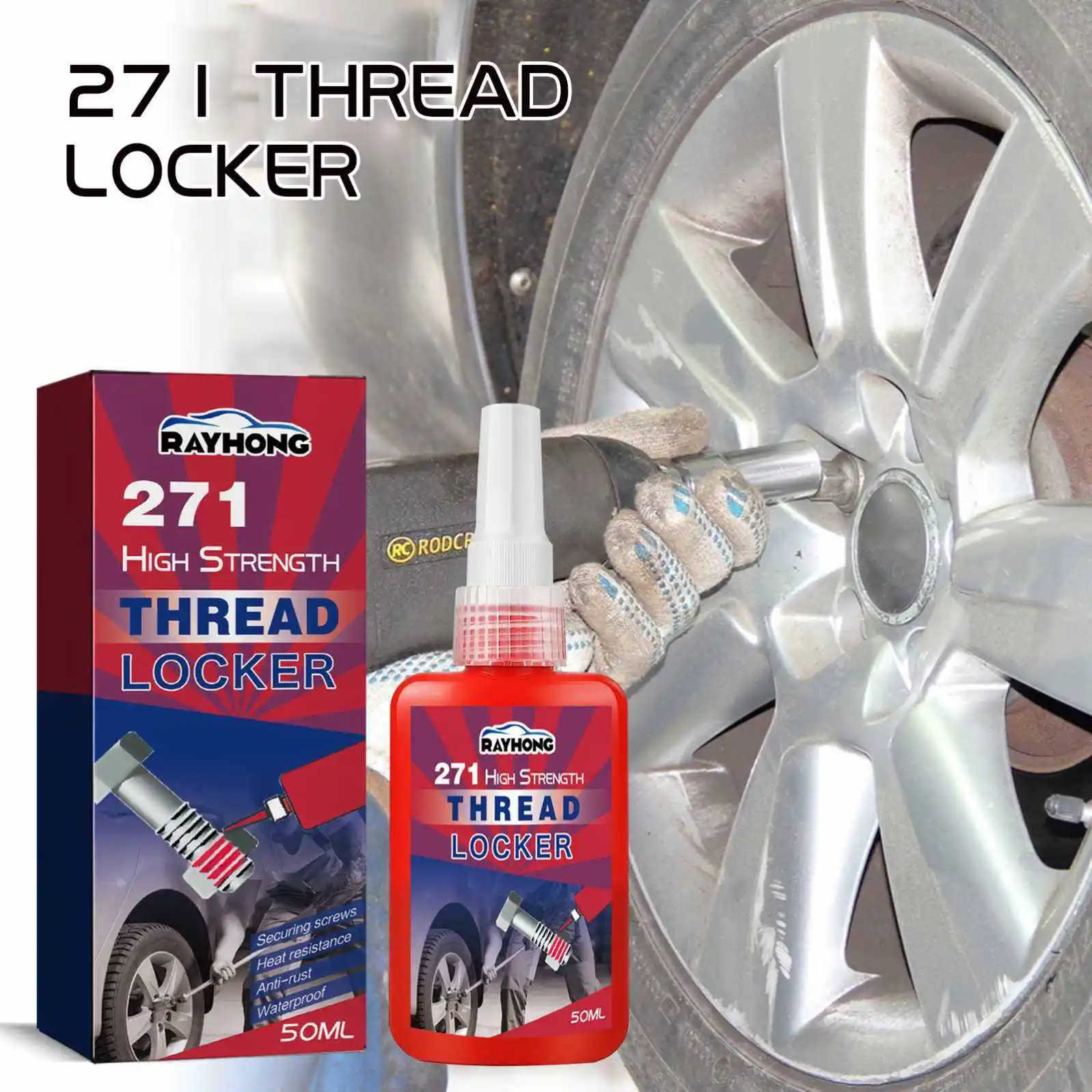 50ml Anaerobic Glue 271 Medium Strength To High Threadlocker Anti Loosening Threadlocker Adhesive Thread Locker Screw Glue Agent
50ml Anaerobic Glue 271 Medium Strength To High Threadlocker Anti Loosening Threadlocker Adhesive Thread Locker Screw Glue Agent