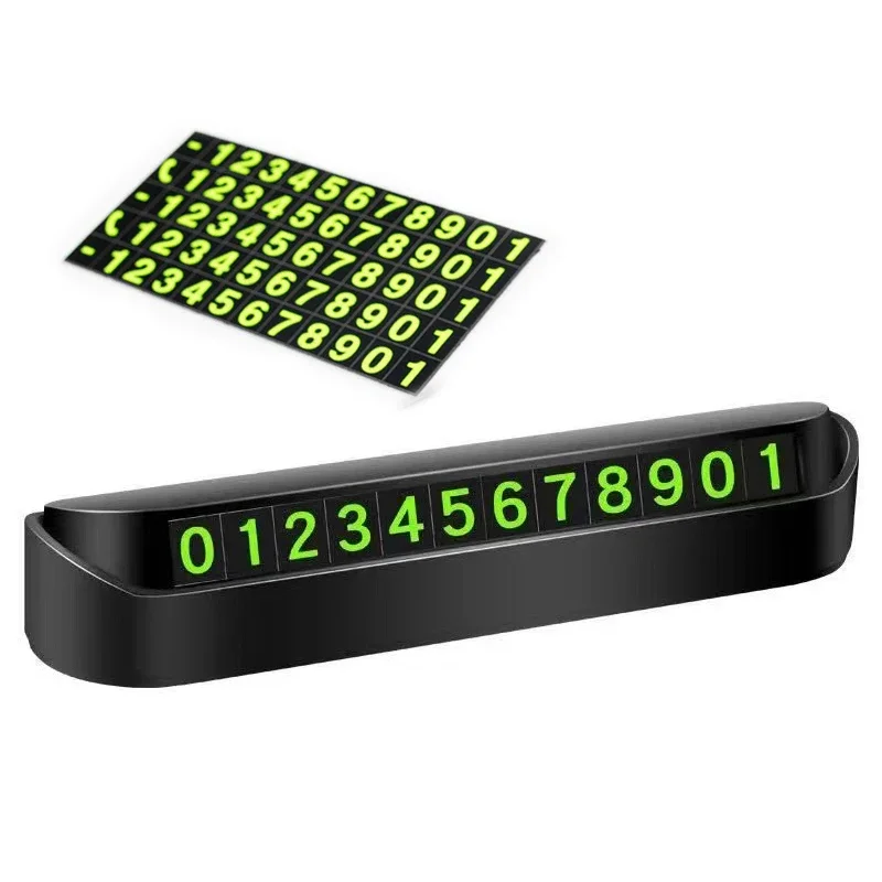 Luminous Car Temporary Parking Card Phone Number Sticker Plate for Temporary Parking Car Interior Decoration Auto Accessories
Luminous Car Temporary Parking Card Phone Number Sticker Plate for Temporary Parking Car Interior Decoration Auto Accessories