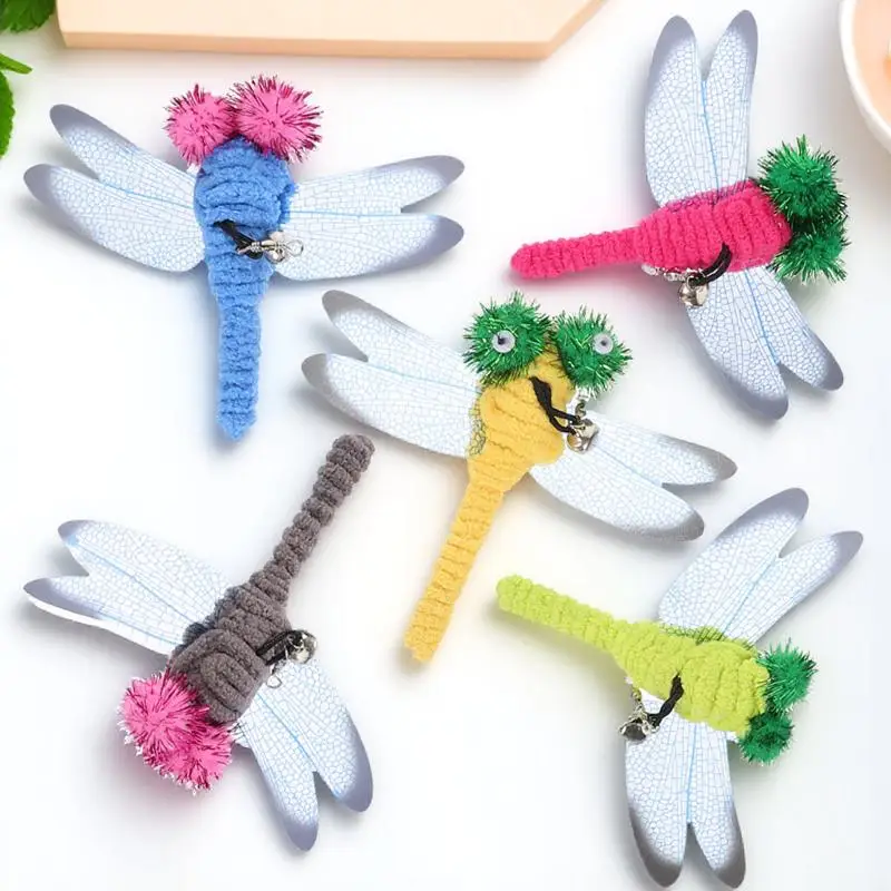 5Pcs Cat Teaser Stick Refills Dragonfly Style Fast Attachment Safe Non-Toxic Material for Kitten Playtime Bonding Activity
5Pcs Cat Teaser Stick Refills Dragonfly Style Fast Attachment Safe Non-Toxic Material for Kitten Playtime Bonding Activity