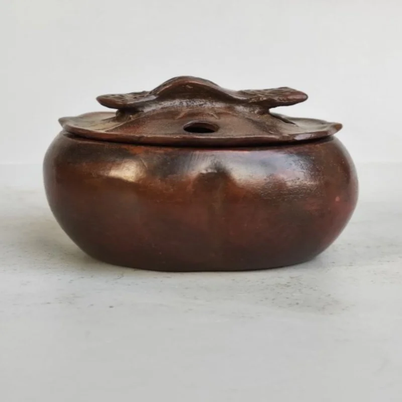 Antique Style Persimmon Incense Burner Vintage Home Decor Craft Incense Burner Ornament
Antique Style Persimmon Incense Burner Vintage Home Decor Craft Incense Burner Ornament