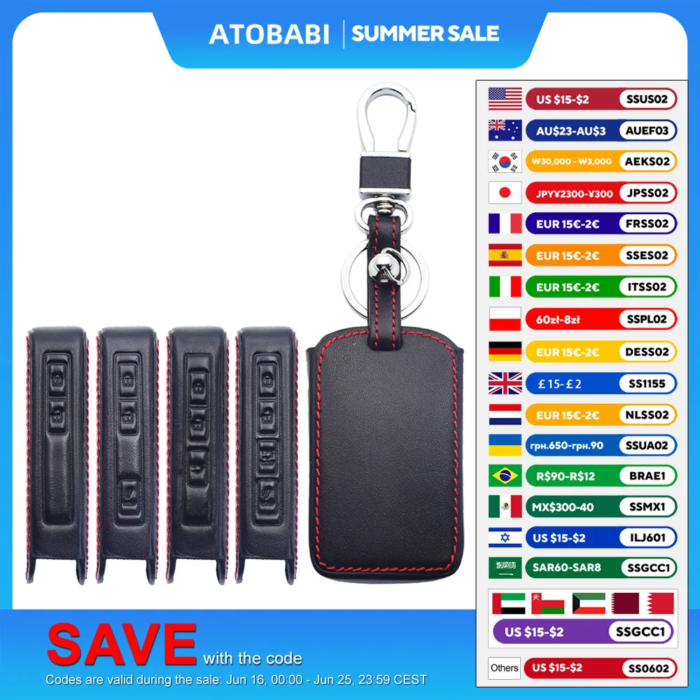 Leather Car Key Cover Bag For Mazda 3 6 CX-3 CX-5 CX-9 CX-30 CX-60 MX-5 MX-30 Miata 2023 Remote Fobs Shell Case Auto Accessories
Leather Car Key Cover Bag For Mazda 3 6 CX-3 CX-5 CX-9 CX-30 CX-60 MX-5 MX-30 Miata 2023 Remote Fobs Shell Case Auto Accessories