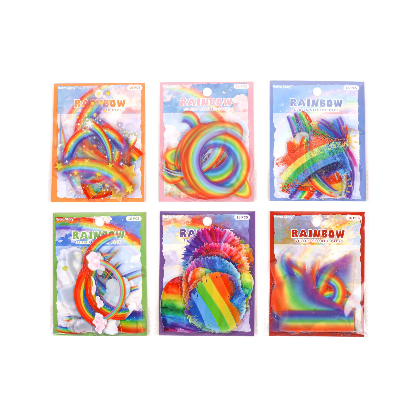 6packs/1lot Kawaii Stationery Stickers rainbow Collection Diary Decorative Stickers Scrapbooking Craft Stickers
6packs/1lot Kawaii Stationery Stickers rainbow Collection Diary Decorative Stickers Scrapbooking Craft Stickers