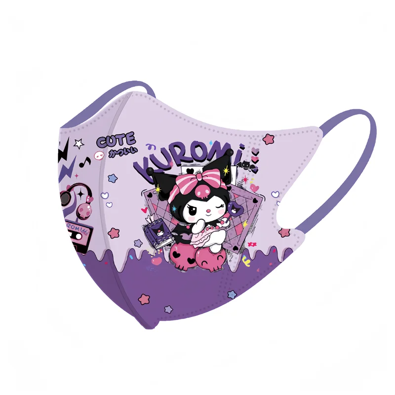 Sanrio Kuromi Series Children's Mask Cartoon Animation Cute 3D Independently Packed Disposable Three-Layer Protection Mask
Sanrio Kuromi Series Children's Mask Cartoon Animation Cute 3D Independently Packed Disposable Three-Layer Protection Mask