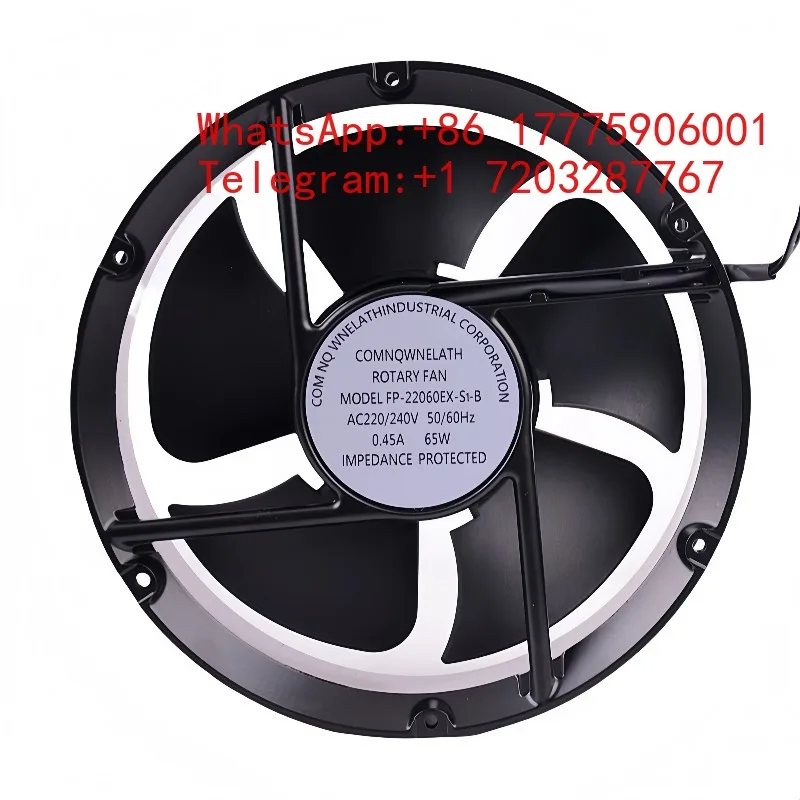 22CM cooling fan 22060 220V 65W FP-22060EX-S1-B axial flow fan
22CM cooling fan 22060 220V 65W FP-22060EX-S1-B axial flow fan