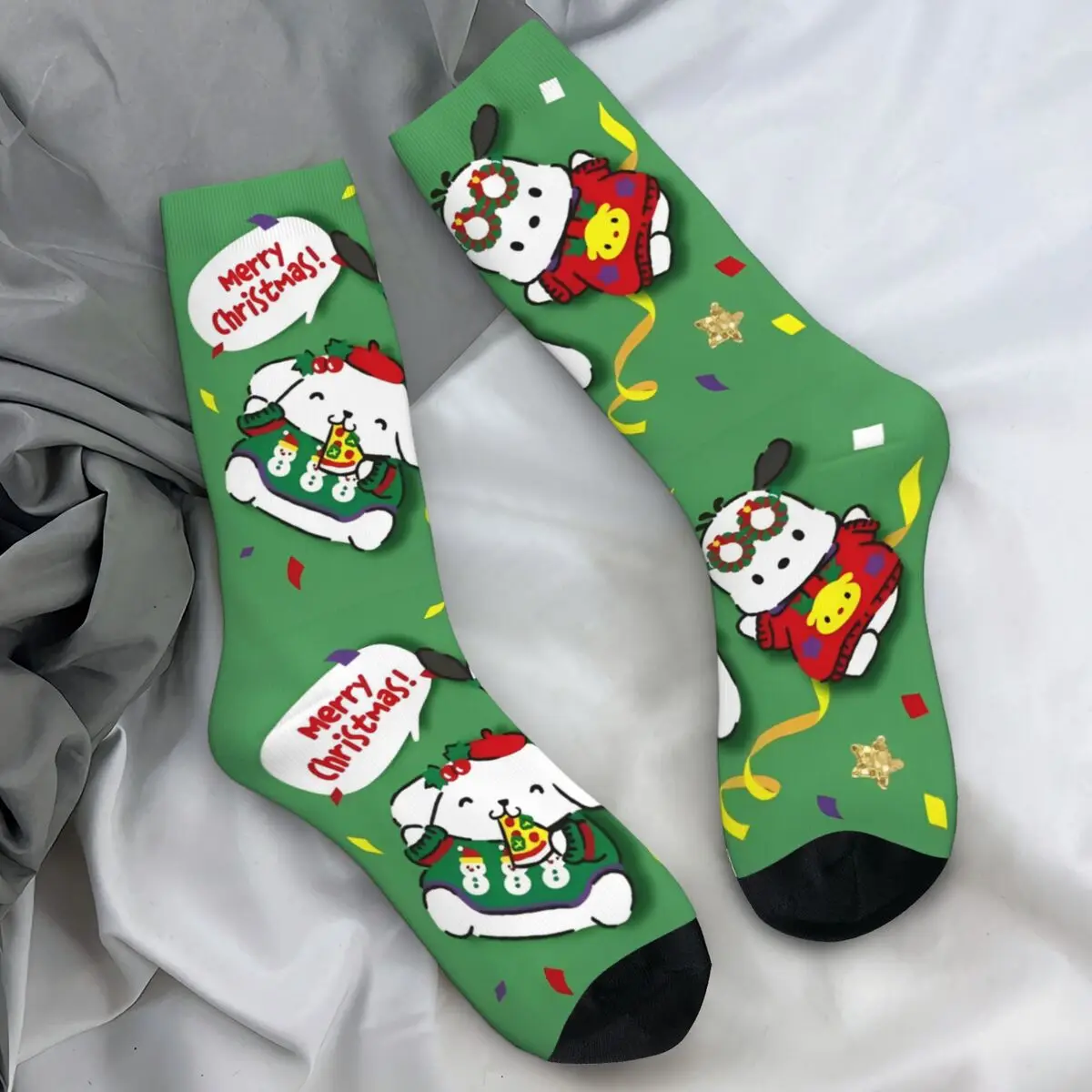 Christmas Sanrio Stockings Cute Kuromi Cinnamonll Dog Hello Kitty Sock Autumn Anti Skid Sock Couple Skateboard High Quality Sock
Christmas Sanrio Stockings Cute Kuromi Cinnamonll Dog Hello Kitty Sock Autumn Anti Skid Sock Couple Skateboard High Quality Sock