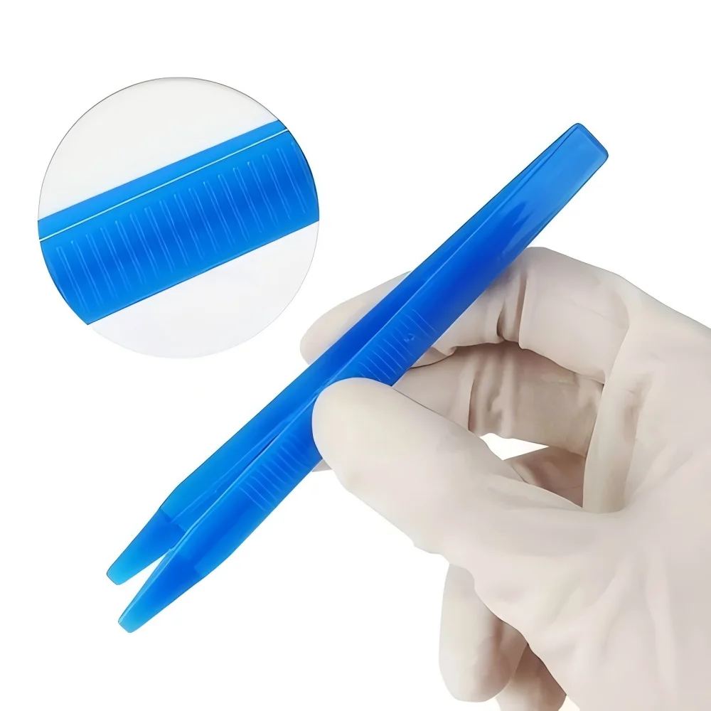 100Pcs Disposable Dental Individually Packaged Plastic Tweezers Medical Sterile Forceps Anti‑Slip Design Portable Dressing Clips
100Pcs Disposable Dental Individually Packaged Plastic Tweezers Medical Sterile Forceps Anti‑Slip Design Portable Dressing Clips