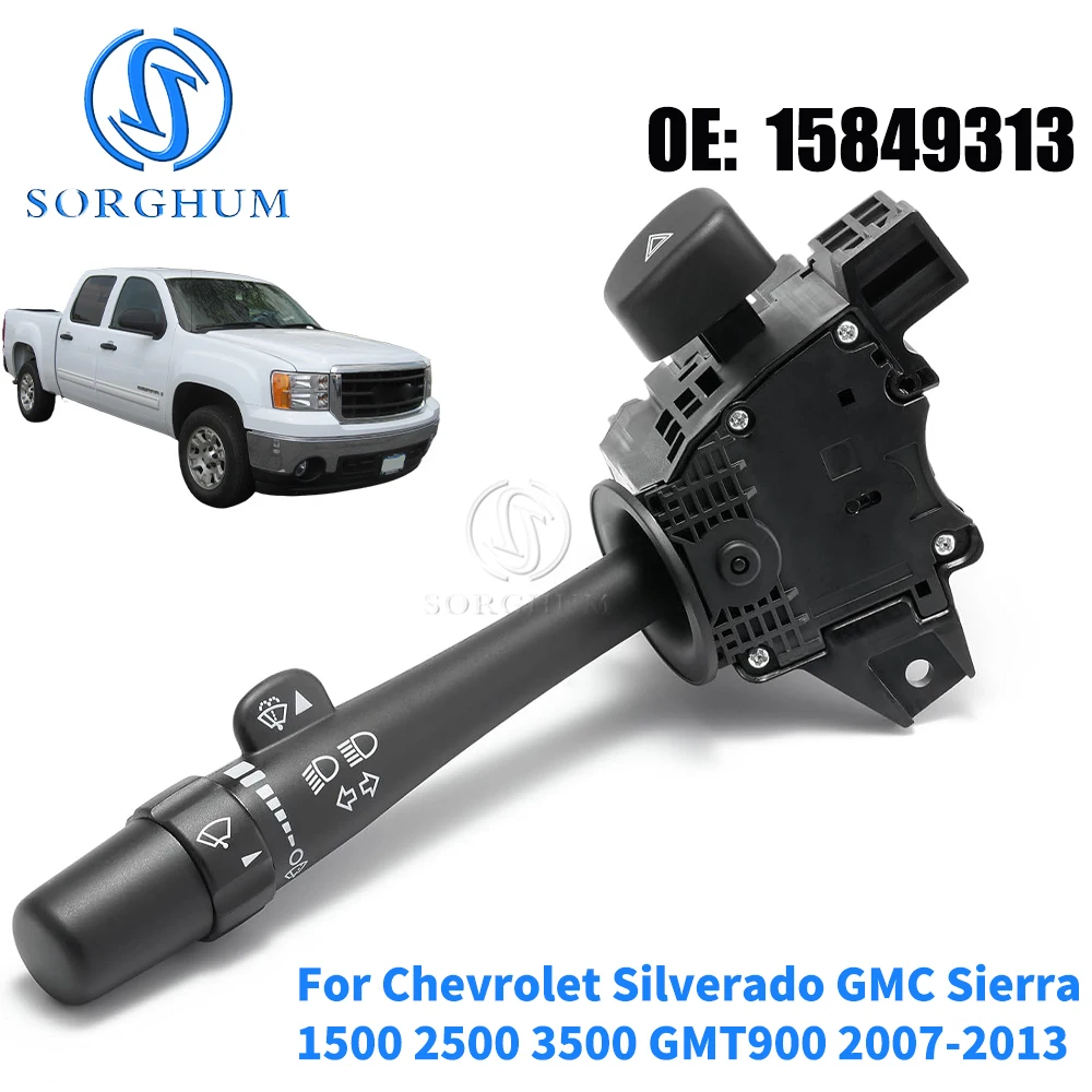Переключатель рулевой колонки указателя поворота фар автомобиля 15849313 для Chevrolet Silverado GMC Sierra 1500 2500 3500 GMT900 SW6300 1S8831 2007-2013 гг.
Переключатель рулевой колонки указателя поворота фар автомобиля 15849313 для Chevrolet Silverado GMC Sierra 1500 2500 3500 GMT900 SW6300 1S8831 2007-2013 гг.