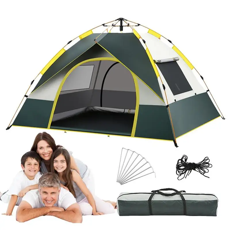 Pop Up Camping Tent 2-3 Person Family Tent UV Protection 2 Doors Waterproof Tent For Family Camping Picnic Outdoor Activities
Pop Up Camping Tent 2-3 Person Family Tent UV Protection 2 Doors Waterproof Tent For Family Camping Picnic Outdoor Activities