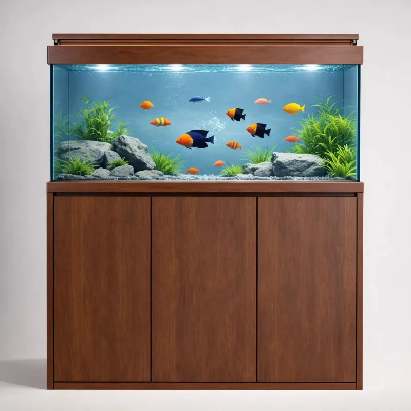 Office and Living Room Partition Fish Tank - Ultra Transparent Glass, Aluminum Profile Frame and Bottom Filtration System
Office and Living Room Partition Fish Tank - Ultra Transparent Glass, Aluminum Profile Frame and Bottom Filtration System