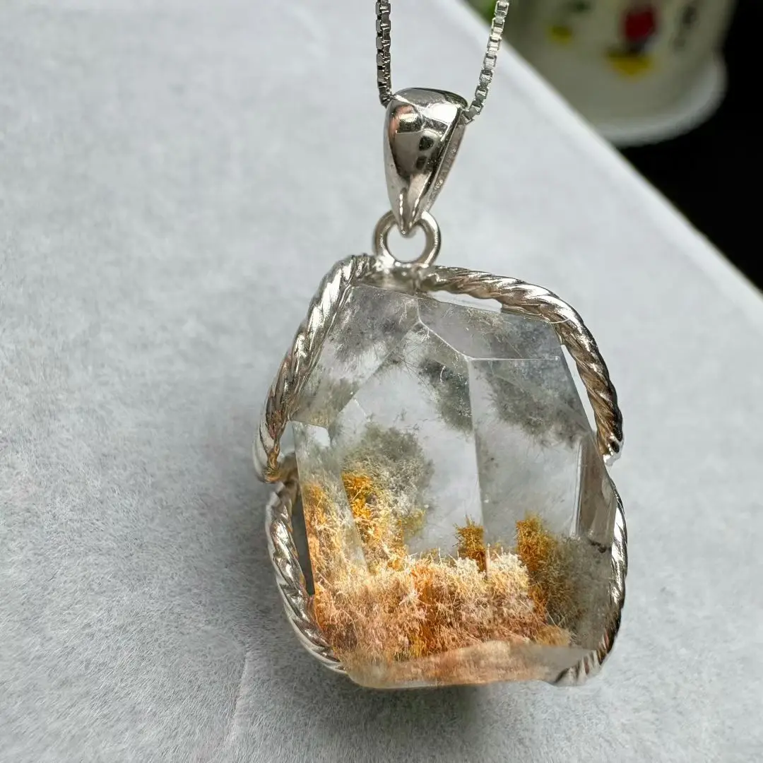 1 шт., натуральная красочная кроличья шерсть, рутилированный кварцевый кулон, неправильная форма, стерлинговое серебро 925 пробы, рейки, целебный камень, ювелирные изделия для женщин
1 шт., натуральная красочная кроличья шерсть, рутилированный кварцевый кулон, неправильная форма, стерлинговое серебро 925 пробы, рейки, целебный камень, ювелирные изделия для женщин