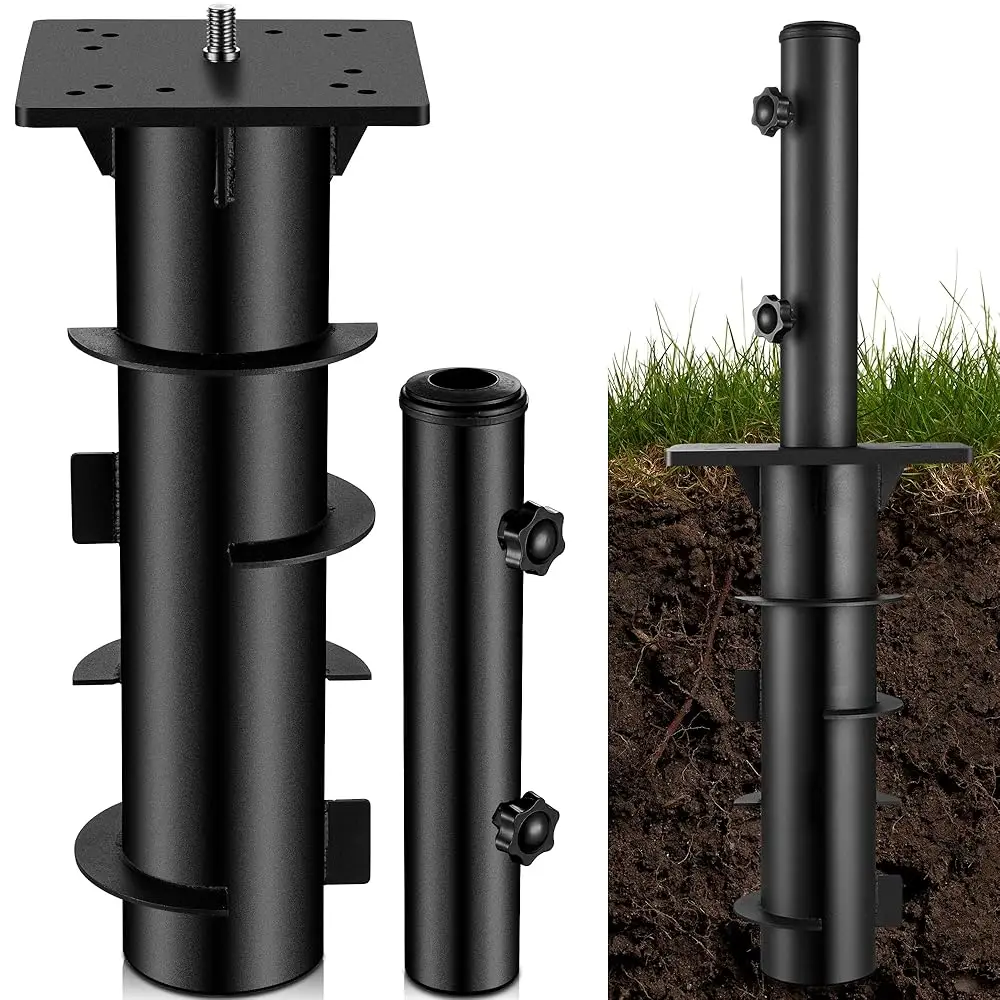 In Ground Umbrella Base With Umbrella Stand Tube, Universal Heavy Duty Umbrella Ground Anchor,
In Ground Umbrella Base With Umbrella Stand Tube, Universal Heavy Duty Umbrella Ground Anchor,