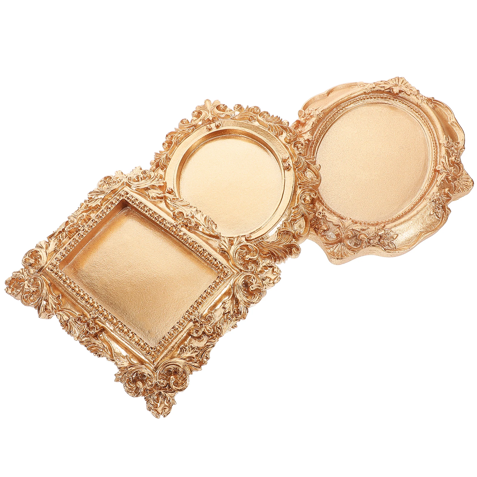 3pcs Jewelry Storage Tray Resin Decor Vanity Holder Necklace Display Stand Vintage Ring Dish Fruit Plate
3pcs Jewelry Storage Tray Resin Decor Vanity Holder Necklace Display Stand Vintage Ring Dish Fruit Plate