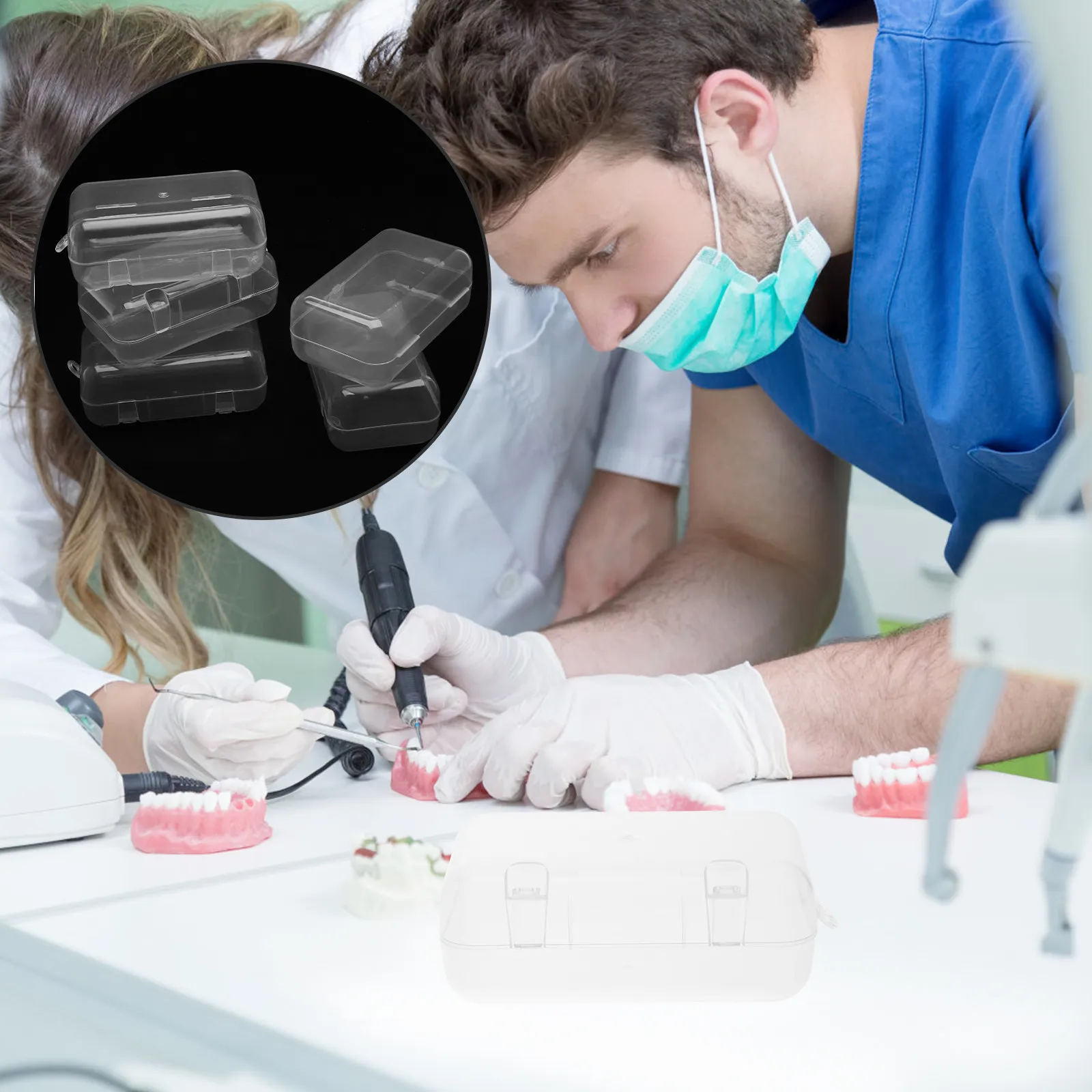 5Pcs Teether Storage Box Compact Travel Portable Molar Rod Case Reusable Baby Accessories Teether Holder
5Pcs Teether Storage Box Compact Travel Portable Molar Rod Case Reusable Baby Accessories Teether Holder