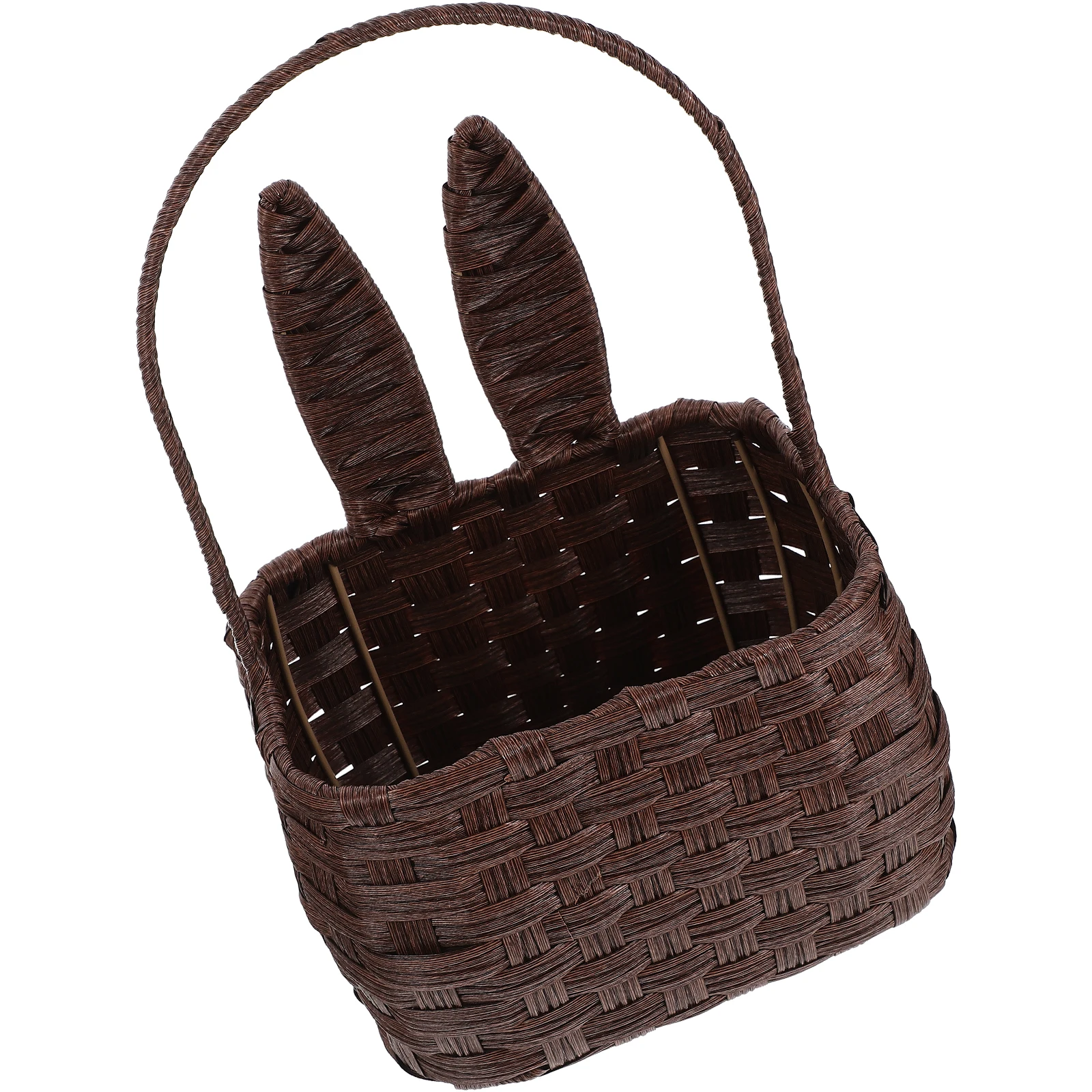Rabbit Ear Handle Storage Basket Premium Fake Rattan Handheld Basket For Snacks Fruits Picnic Camping Photo Props Multi-Function
Rabbit Ear Handle Storage Basket Premium Fake Rattan Handheld Basket For Snacks Fruits Picnic Camping Photo Props Multi-Function