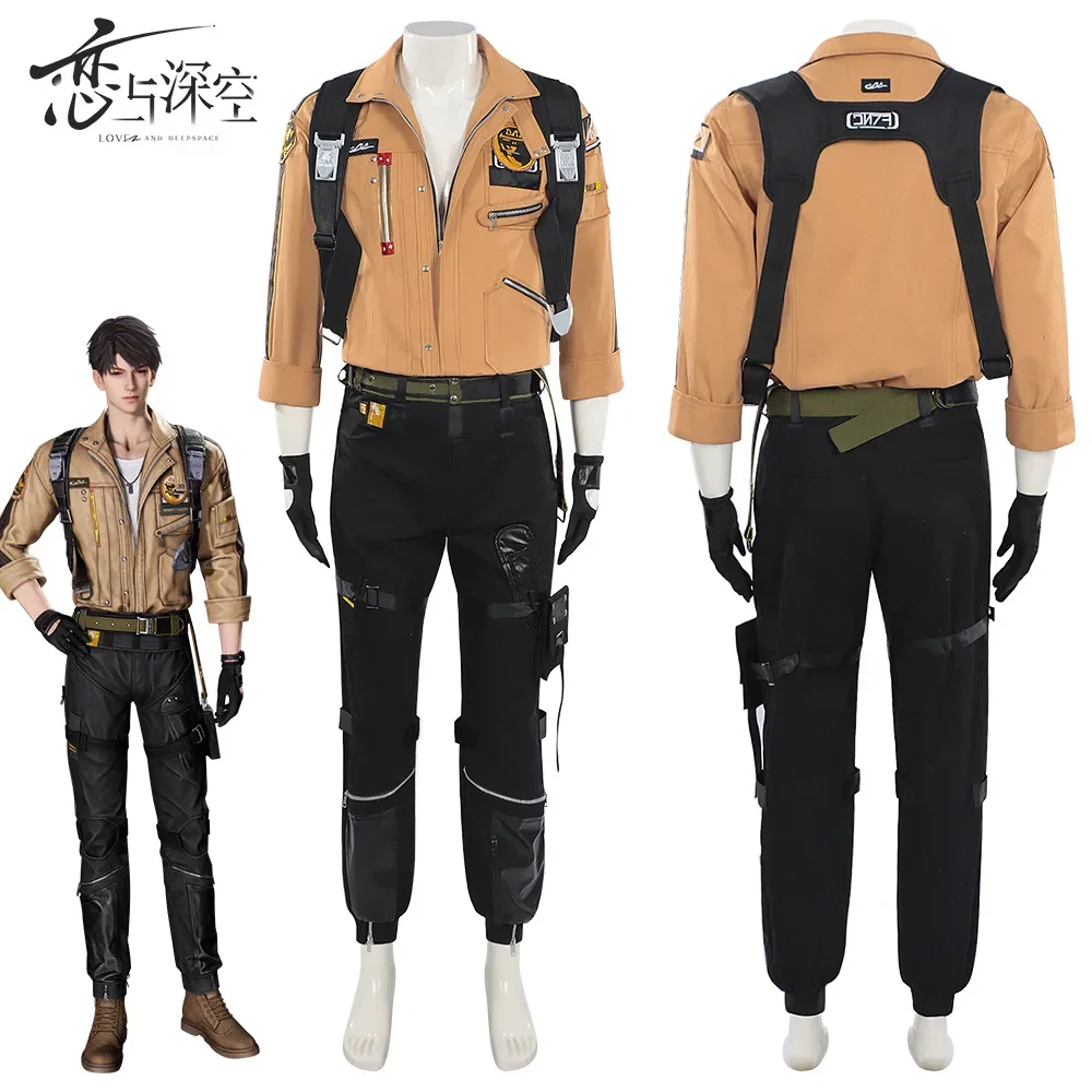 New 2025 Game Love and Deepspace Caleb Cosplay Costume Adult Men Coat Jacket Pants Flight Suit Uniform Halloween Clothes Outfit
New 2025 Game Love and Deepspace Caleb Cosplay Costume Adult Men Coat Jacket Pants Flight Suit Uniform Halloween Clothes Outfit