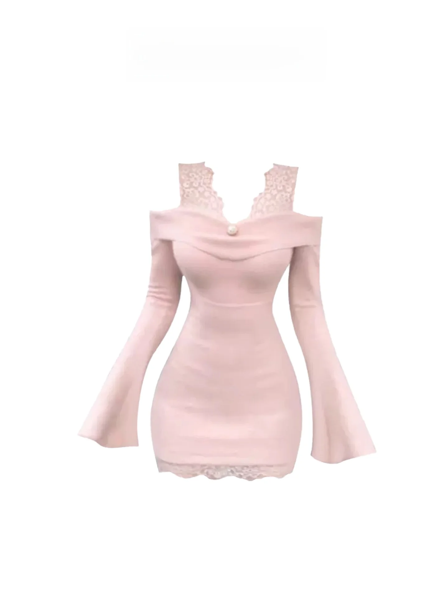 HEZA Lace Splice Bodycon Dr Women's Autumn Winter Slimming High Waist ort Skirt Long Sve Faion plus Size
HEZA Lace Splice Bodycon Dr Women's Autumn Winter Slimming High Waist ort Skirt Long Sve Faion plus Size