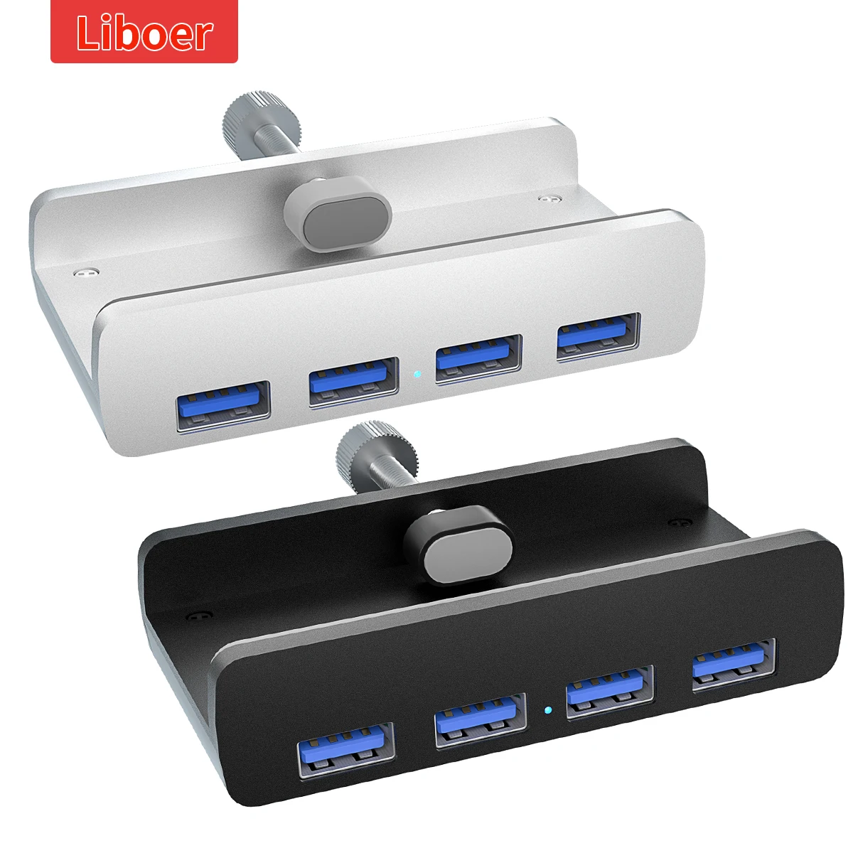 USB 3.0 Clamp Hub Aluminum 4-Port USB Hub 3.0 with Extra Power Supply Port Desktop Powered USB Hub for Laptop/PC
USB 3.0 Clamp Hub Aluminum 4-Port USB Hub 3.0 with Extra Power Supply Port Desktop Powered USB Hub for Laptop/PC