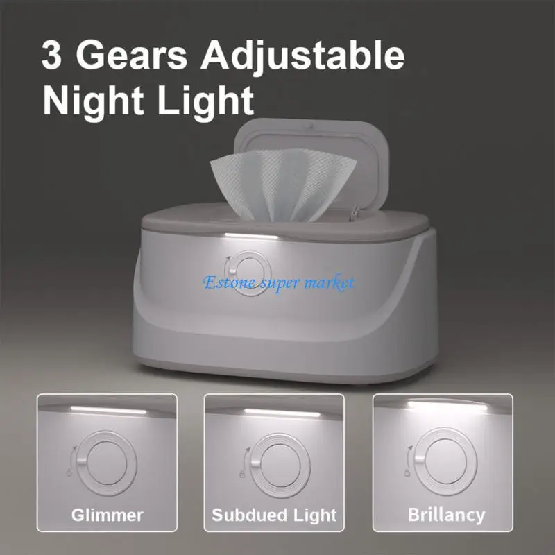 090B Newborns Wet Wipe Warmer Adjustable Warmth Spacious Soft Glow for Night Changes
090B Newborns Wet Wipe Warmer Adjustable Warmth Spacious Soft Glow for Night Changes