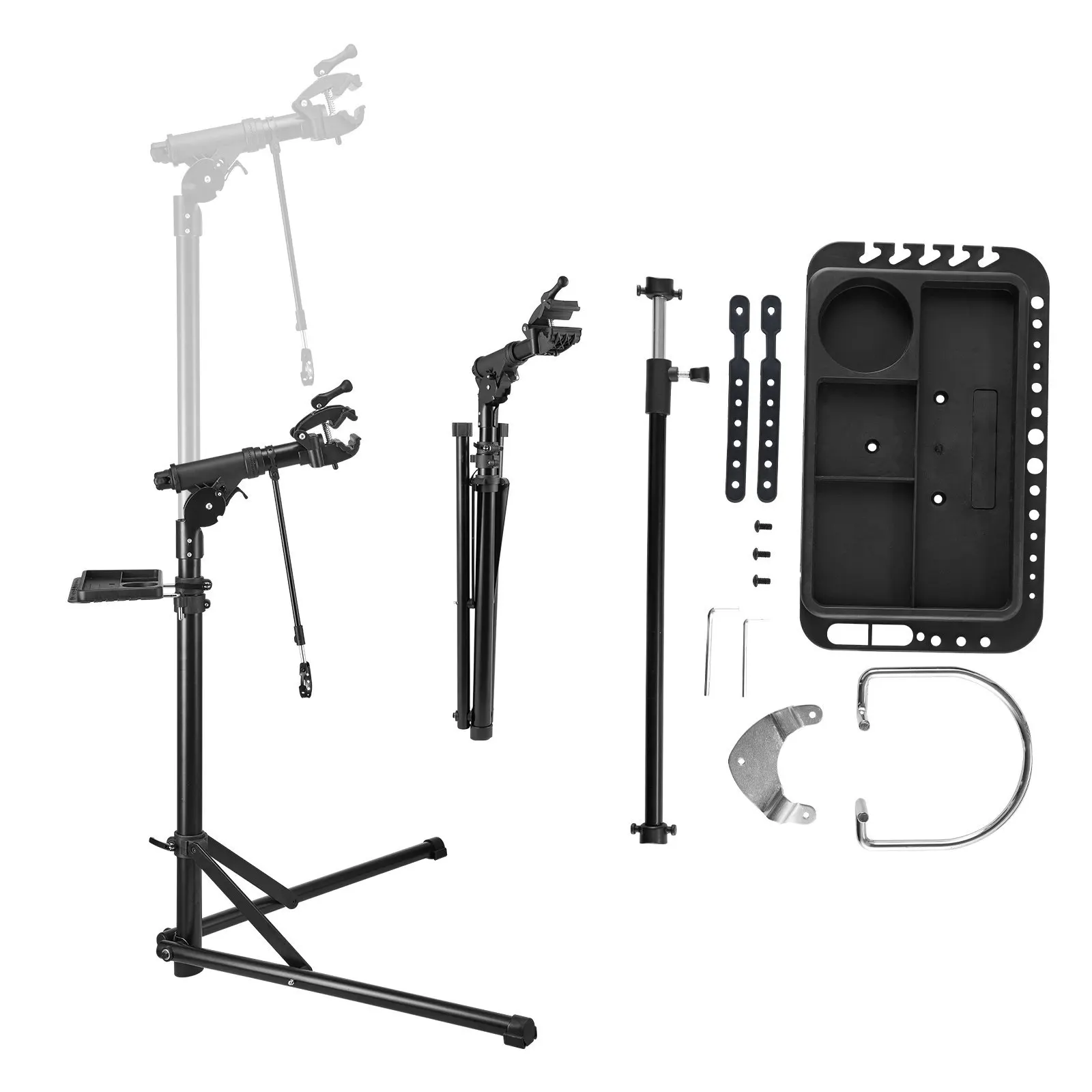 Bike Repair Stand, 85 lb Heavy-duty Bicycle Work Stand with 40.7-64.1 in Adjustable Height & Magnetic Tool Tray, Foldable Bic
Bike Repair Stand, 85 lb Heavy-duty Bicycle Work Stand with 40.7-64.1 in Adjustable Height & Magnetic Tool Tray, Foldable Bic