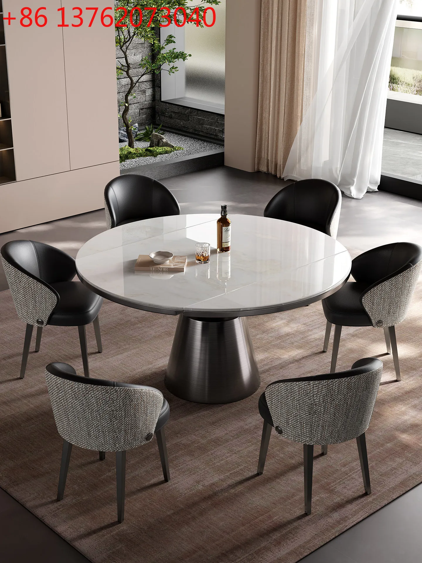 Luxury stone dining table variable telescopic folding square and round dual-purpose household small apartment family table
Luxury stone dining table variable telescopic folding square and round dual-purpose household small apartment family table