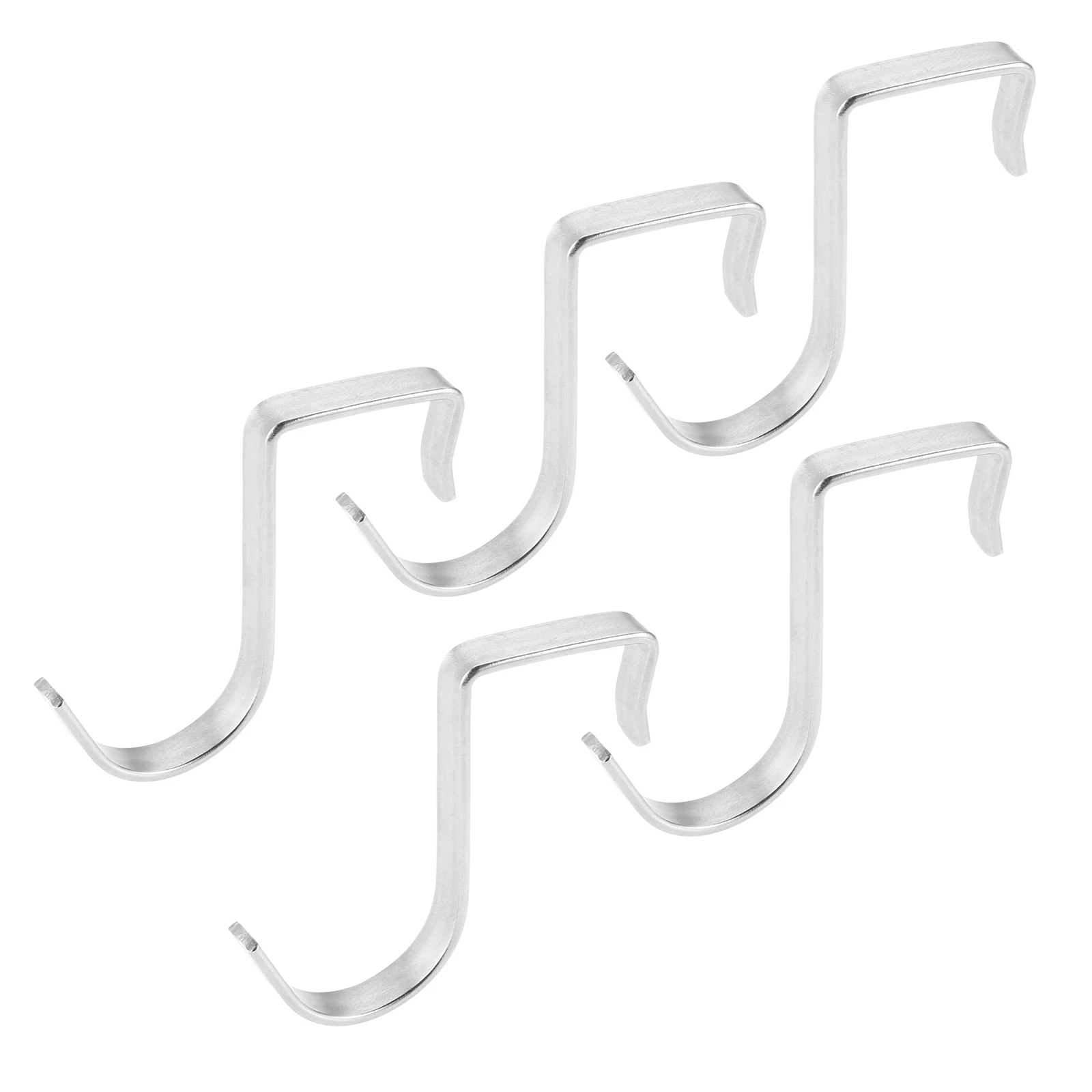 5pcs Metal Silver S Hooks Pot Clasp Rack Hanging Hook Holders Organizer Kitchen Essential Clothes Pan Hanger Home Accessories
5pcs Metal Silver S Hooks Pot Clasp Rack Hanging Hook Holders Organizer Kitchen Essential Clothes Pan Hanger Home Accessories