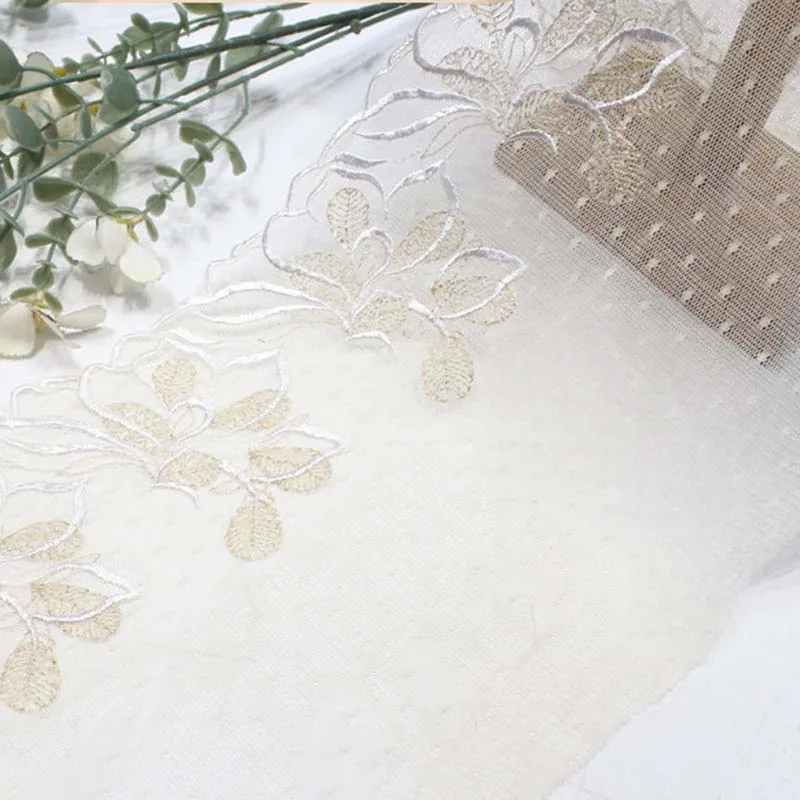 28 ярдов вышитого кружева для рукоделия, шитья одежды, декора, с узором из листьев и цветов, для бюстгальтеров, нижнего белья, вышивки
28 ярдов вышитого кружева для рукоделия, шитья одежды, декора, с узором из листьев и цветов, для бюстгальтеров, нижнего белья, вышивки