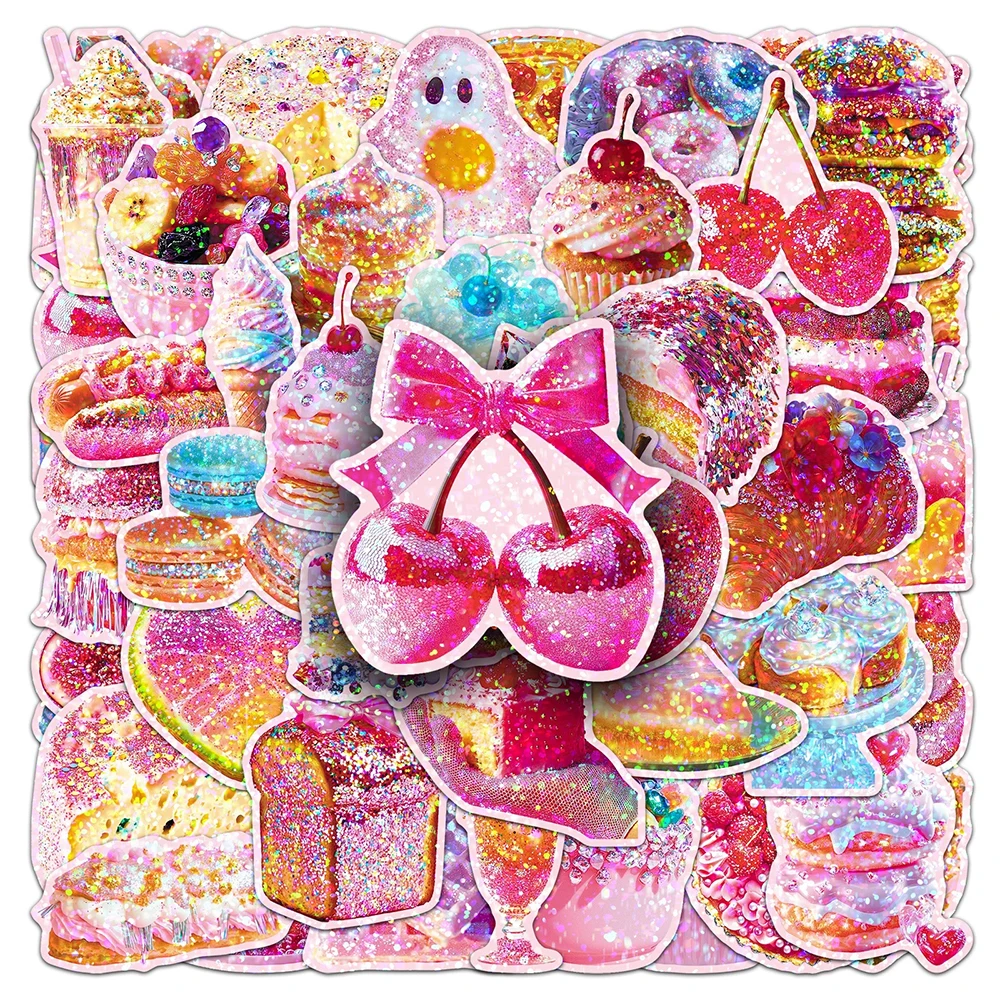 10/30/50pcs Pink Cute Laser Dessert Food Stickers Aesthetic Delicate Cake Decals DIY Skateboard Luggage Cartoon Graffiti Sticker
10/30/50pcs Pink Cute Laser Dessert Food Stickers Aesthetic Delicate Cake Decals DIY Skateboard Luggage Cartoon Graffiti Sticker